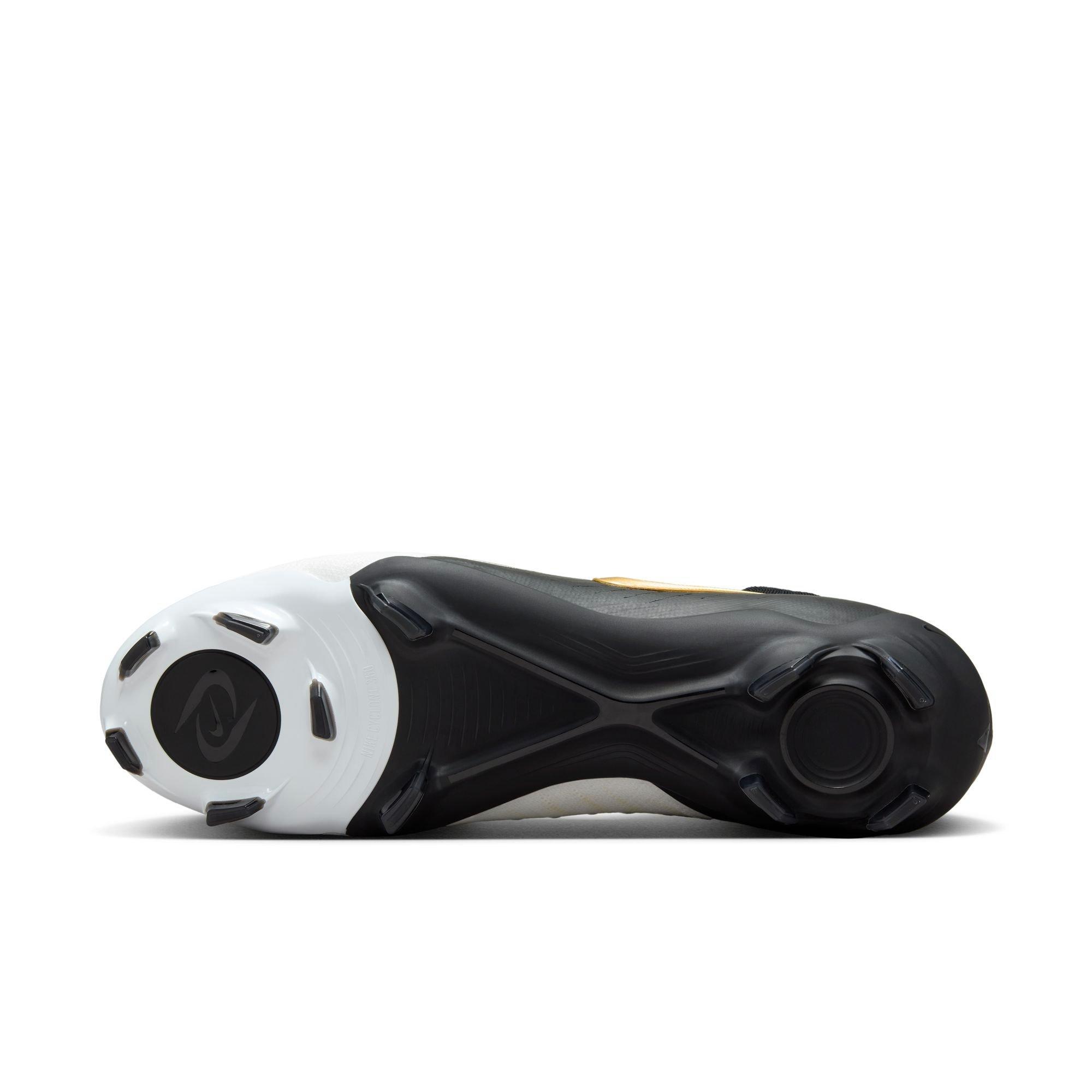 Nike Phantom Luna 2 Pro FG "White/Black/Mtlc Gold Coin" Men's Soccer Cleat - WHITE/BLACK Thumbnail View 8