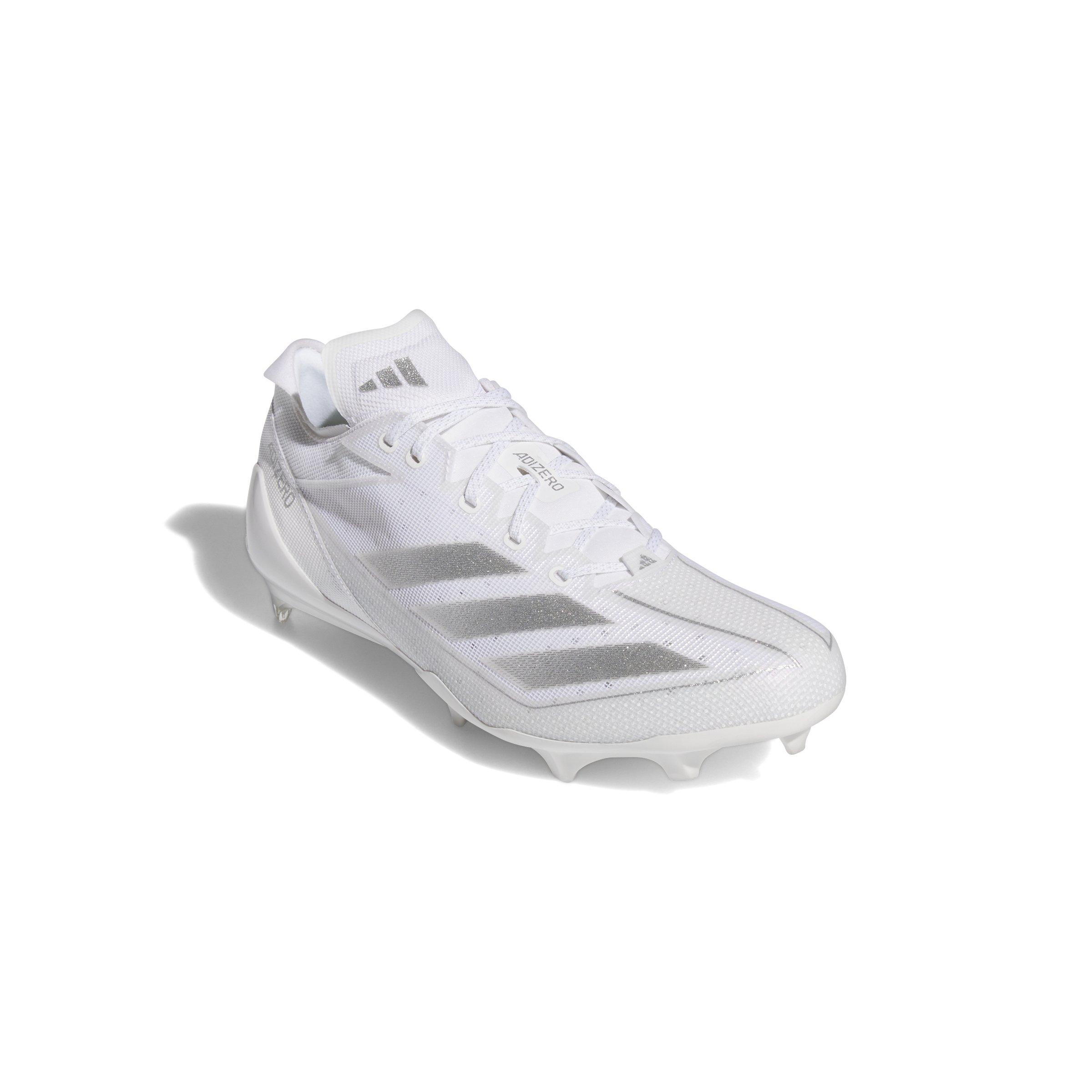 adidas Adizero 13.0 "White" Men's Football Cleat - WHITE Thumbnail View 3