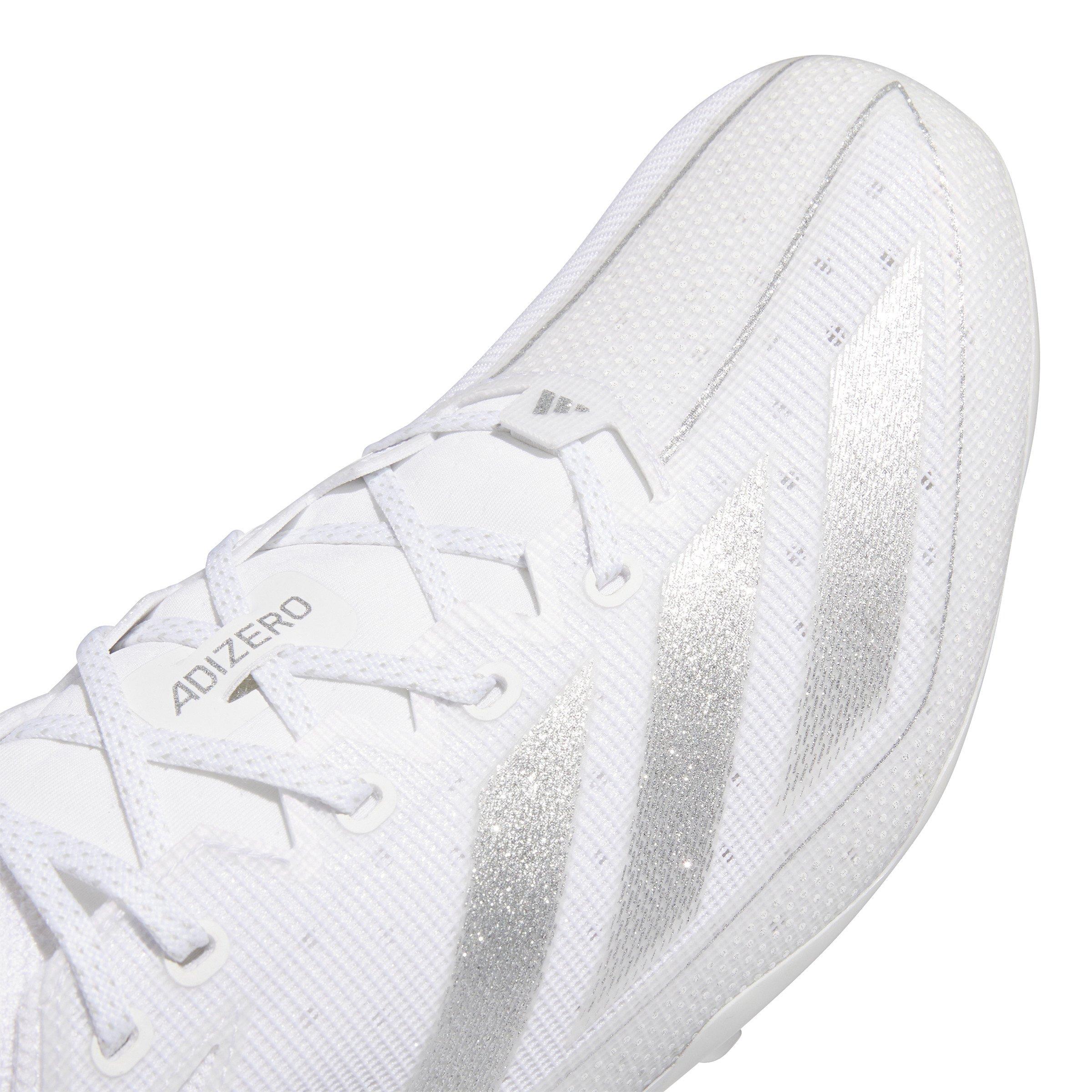 adidas Adizero 13.0 "White" Men's Football Cleat - WHITE Thumbnail View 9