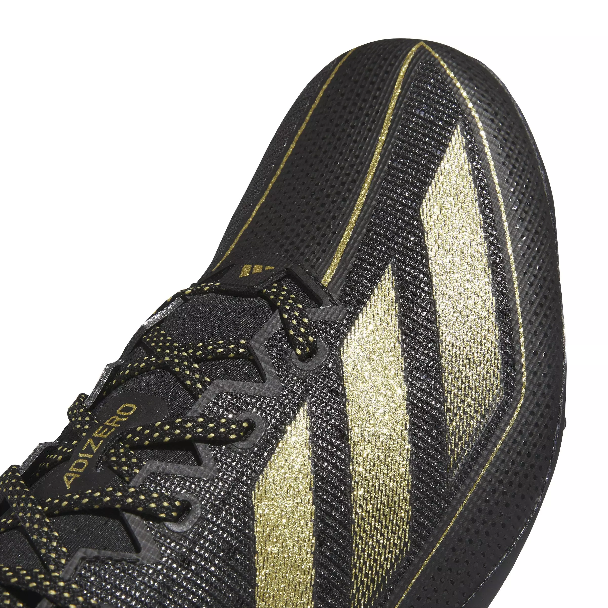 adidas Adizero Electric American "Core Black/Metallic Gold" Men's Football Cleat - BLACK/GOLD