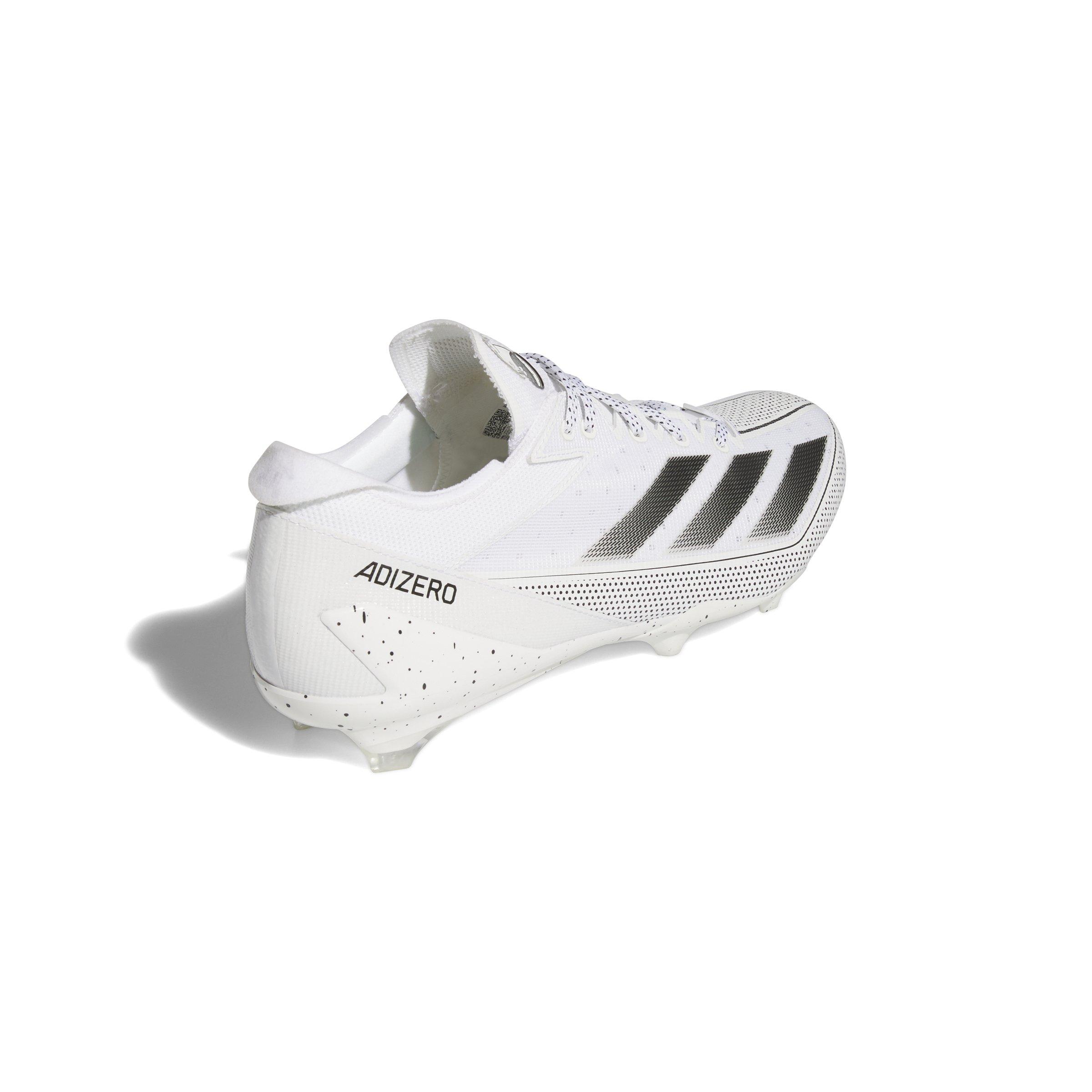 adidas Adizero Electric Snack Attack "Ftwr White/Core Black" Football Cleat - BLACK/WHITE Thumbnail View 4