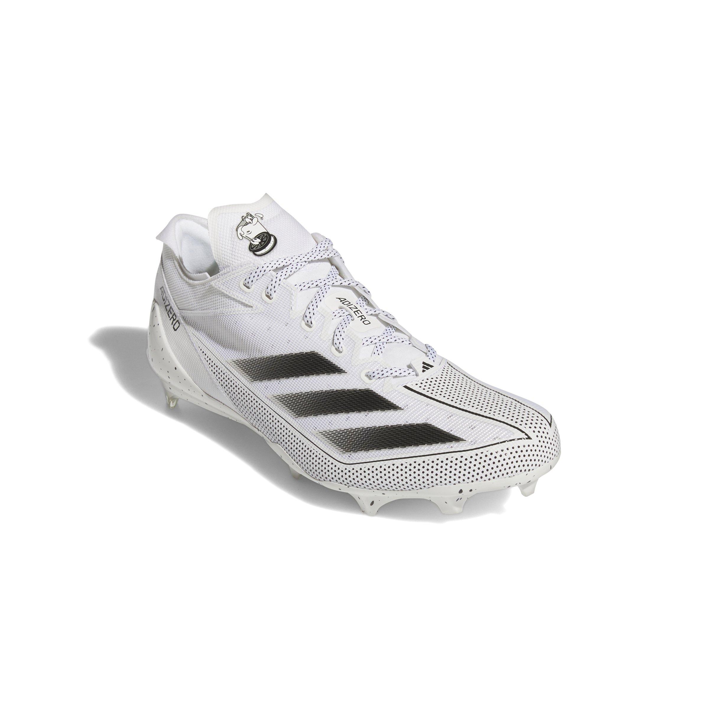 adidas Adizero Electric Snack Attack "Ftwr White/Core Black" Football Cleat - BLACK/WHITE Thumbnail View 3