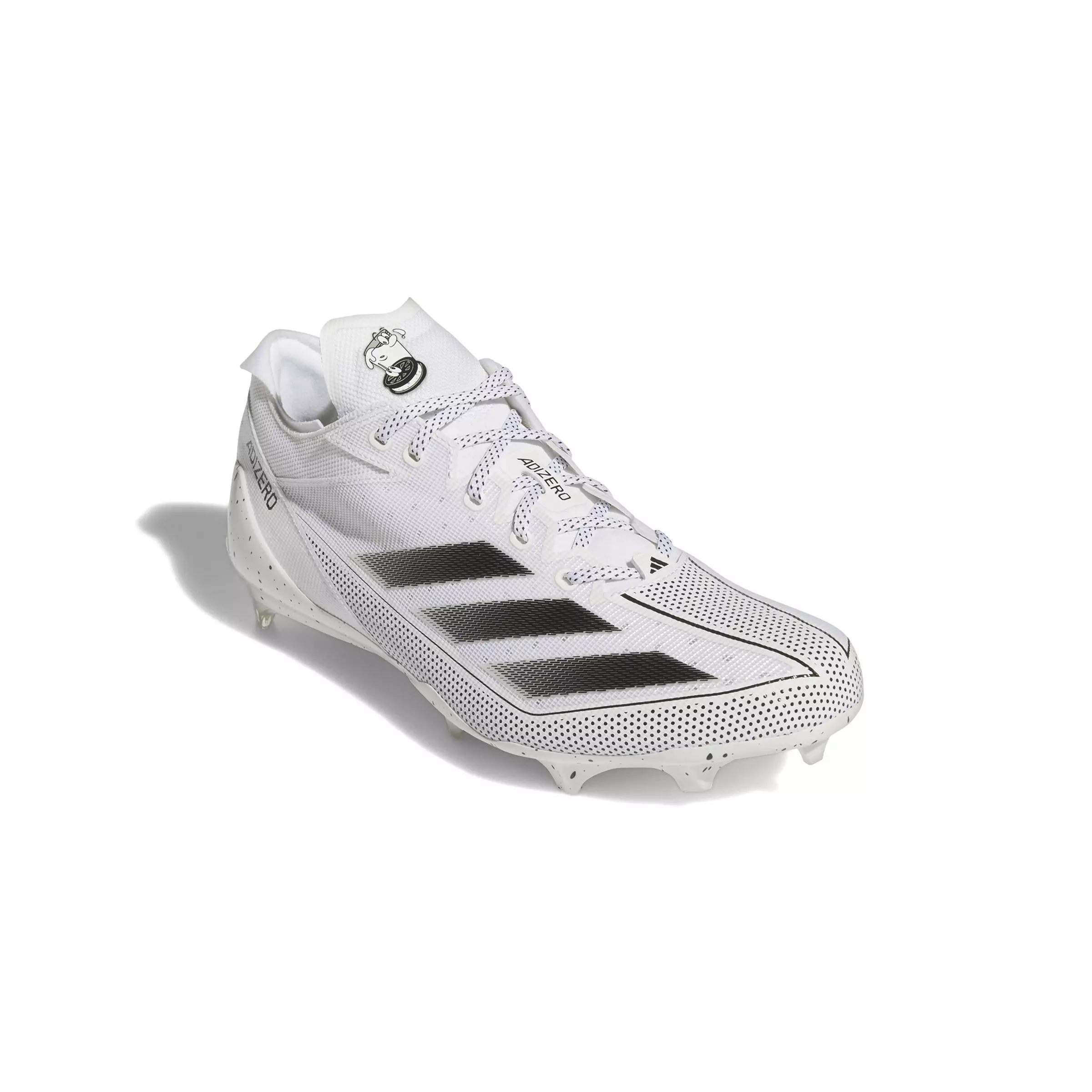 adidas Adizero Electric Snack Attack "Ftwr White/Core Black" Football Cleat - BLACK/WHITE