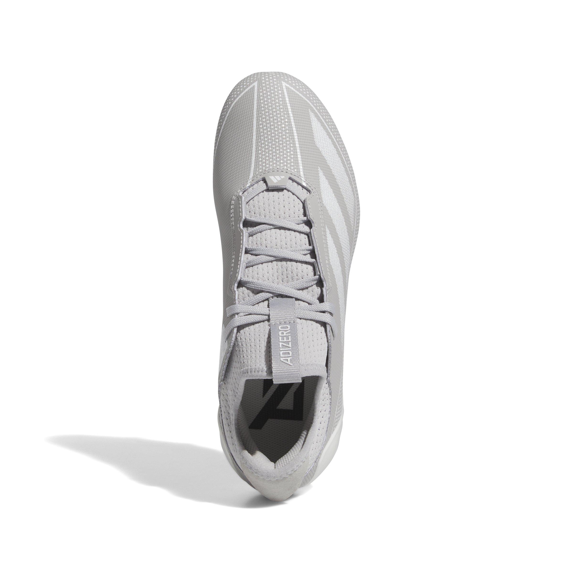 adidas Adizero Electric.1 "Grey Two/Ftwr White" Men's Football Cleat - GREY/WHITE Thumbnail View 8