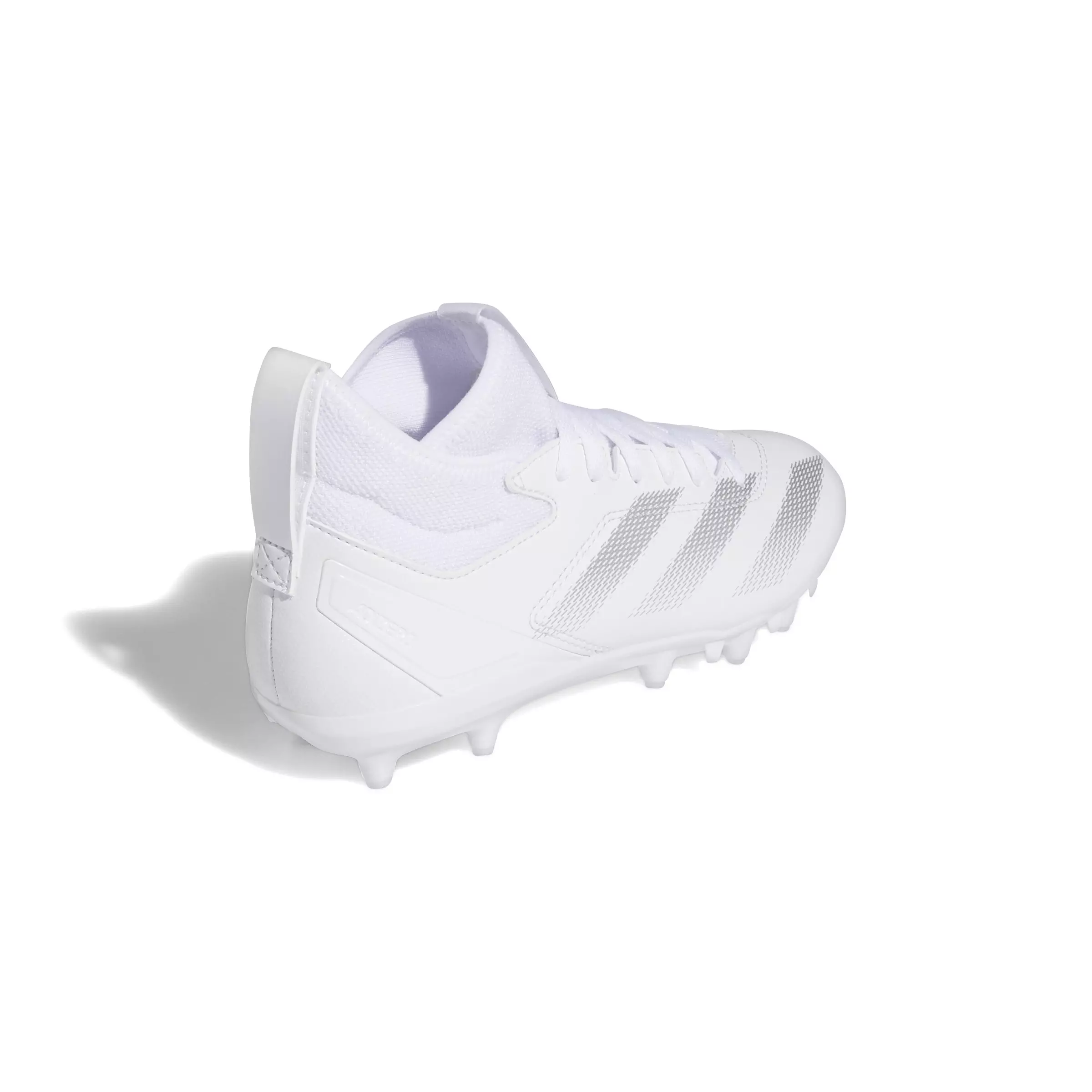 adidas Adizero Impact.2 "Ftwr White/Silver Metallic" Grade School Boys' Football Cleat - WHITE/SILVER