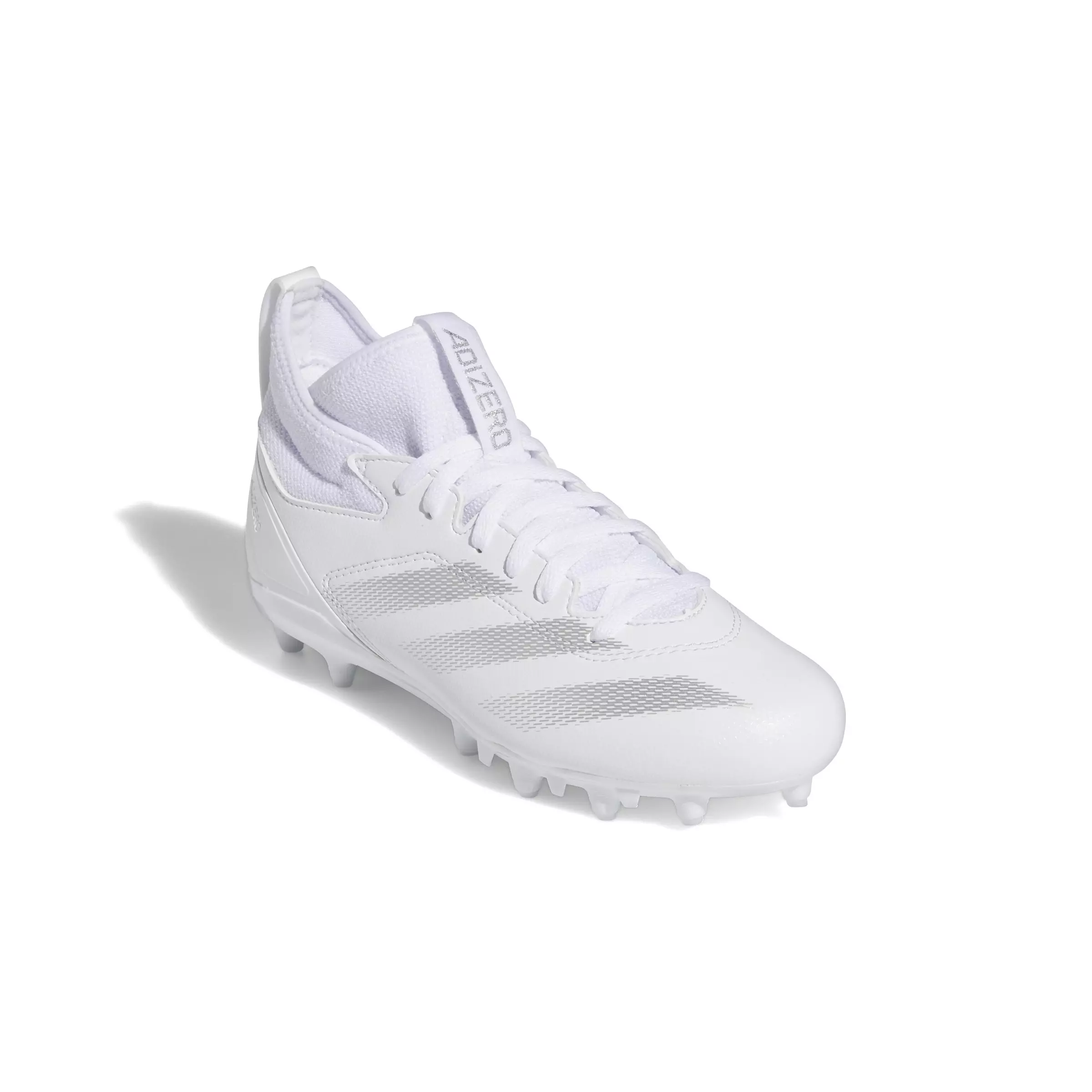 adidas Adizero Impact.2 "Ftwr White/Silver Metallic" Grade School Boys' Football Cleat - WHITE/SILVER