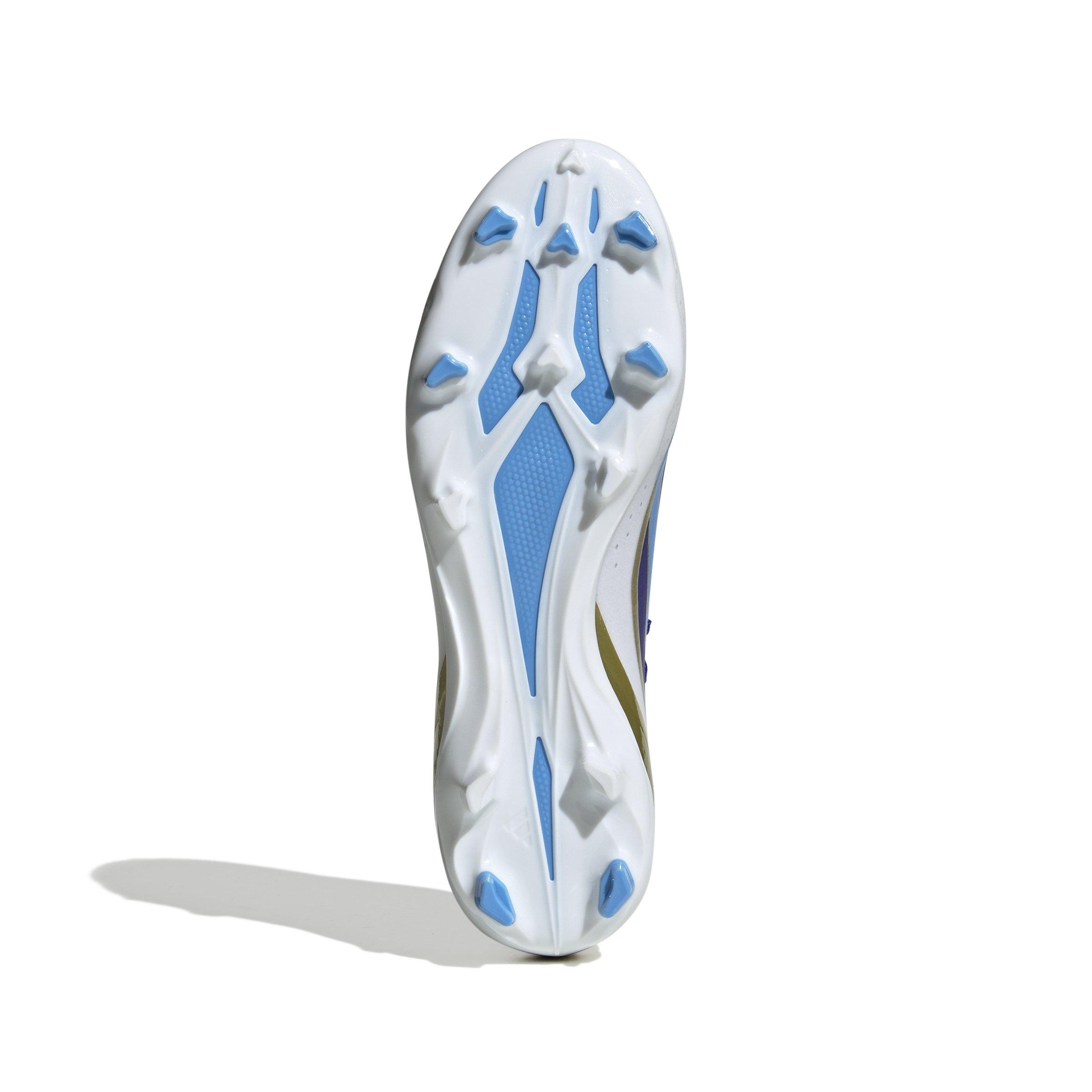 adidas X Crazyfast Messi League FG "Lucid Blue/Blue Burst/Ftwr White" Men's Soccer Cleat - ROYAL/WHITE Thumbnail View 8
