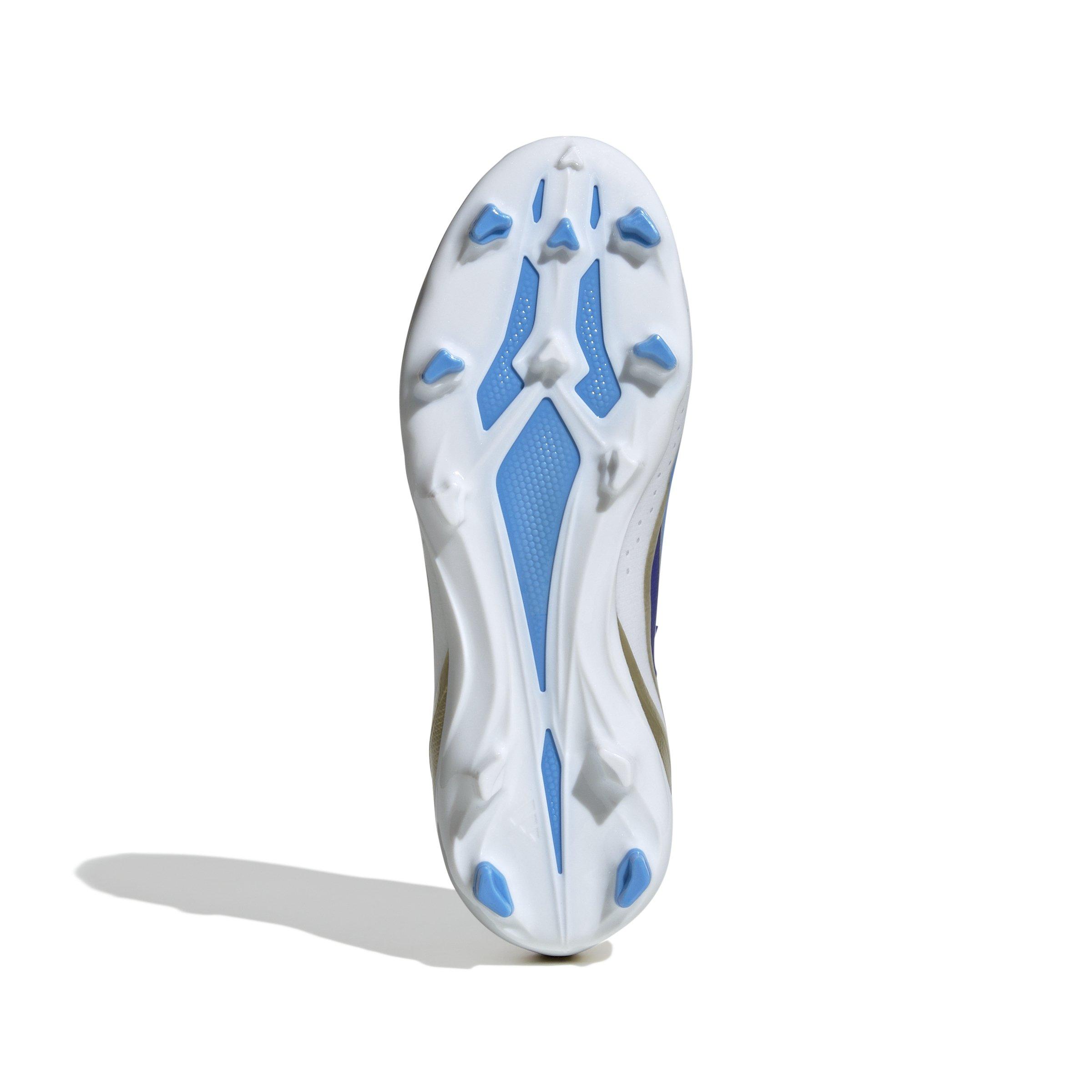 adidas X Crazyfast Messi League FG "Lucid Blue/Blue Burst/Ftwr White" Grade School Kids' Soccer Cleat