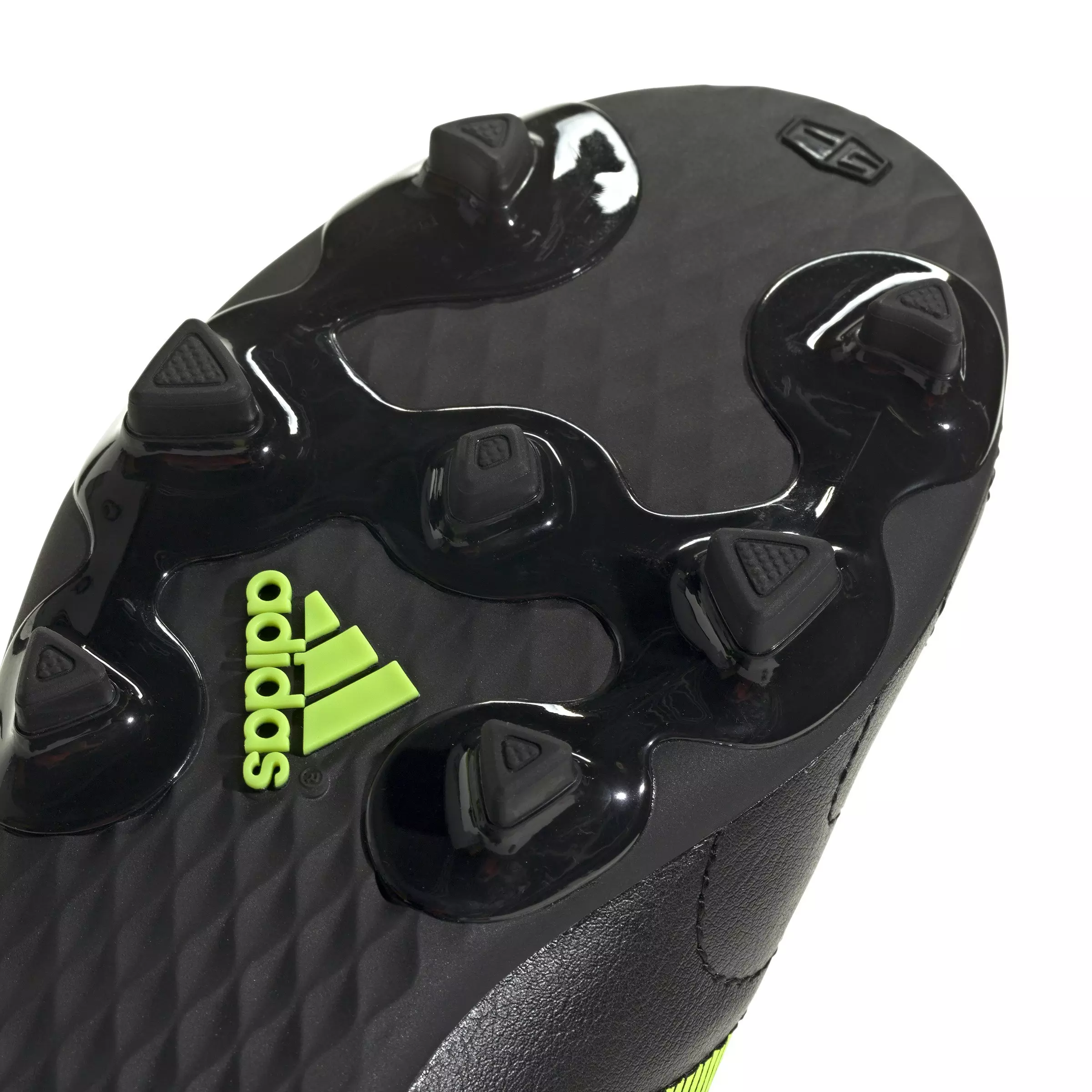 adidas Goletto VIII FG "Core Black/Lucid Lemon" Preschool Kids' Soccer Cleat - BLACK/YELLOW