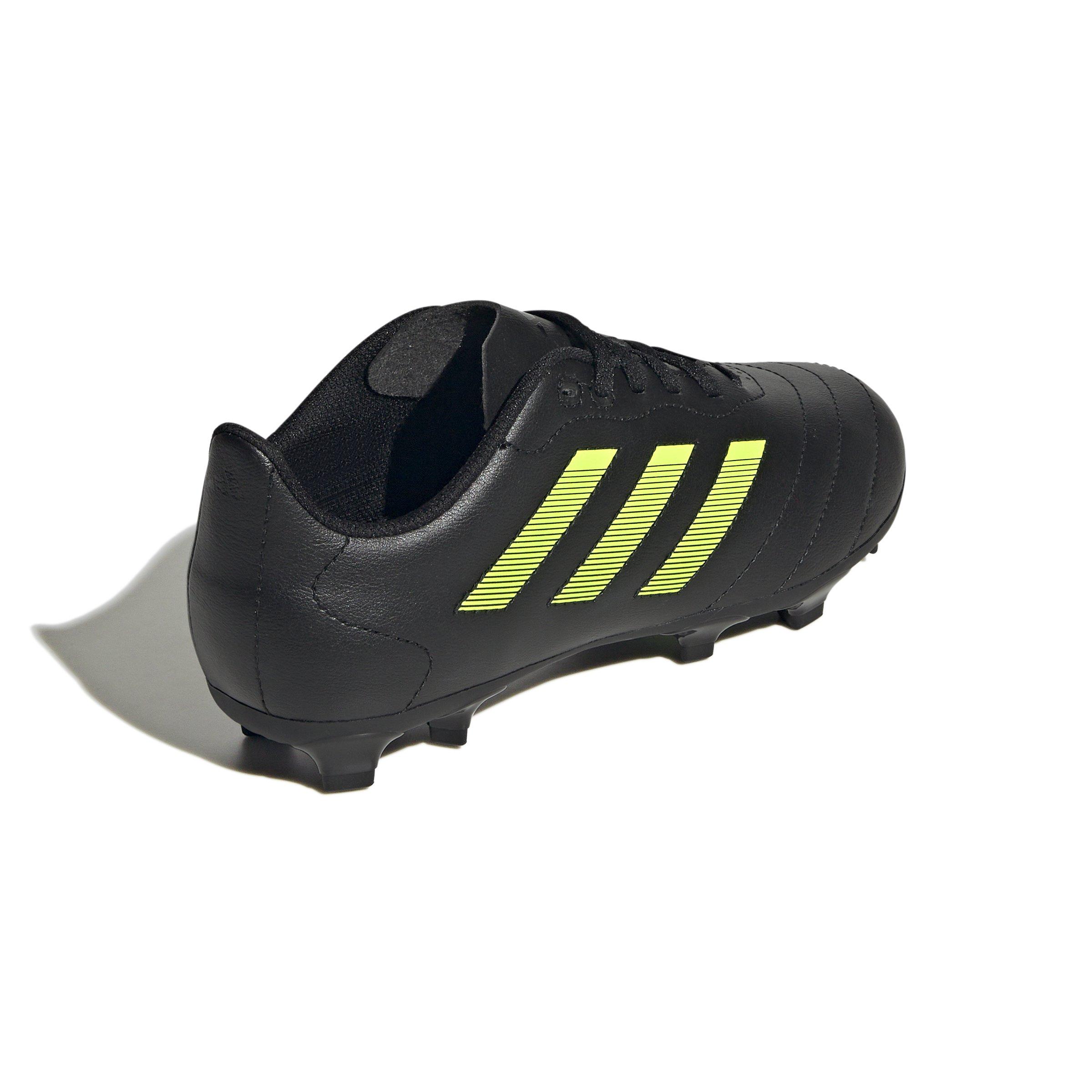 adidas Goletto VIII FG  Preschool Kids' "Core Black/Lucid Lemon" Soccer Cleat