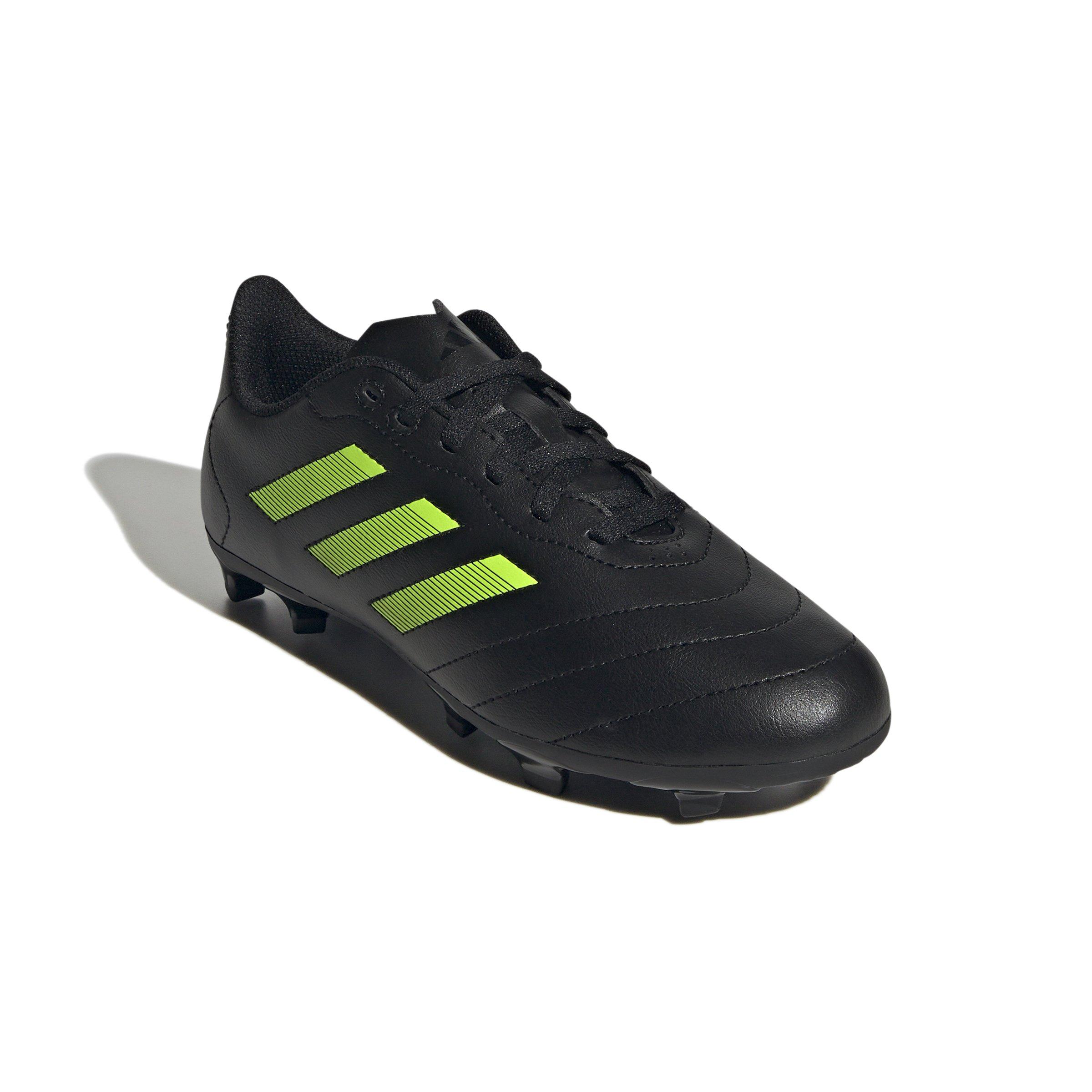 adidas Goletto VIII FG  Preschool Kids' "Core Black/Lucid Lemon" Soccer Cleat