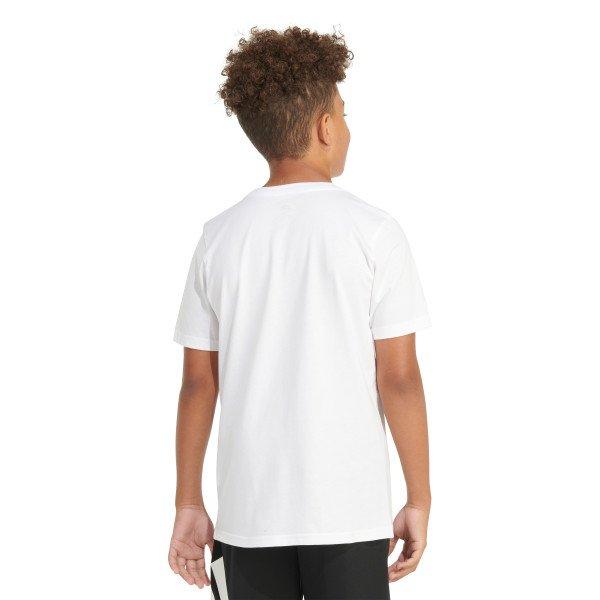 adidas Big Boys' Chrome Logo Tee - WHITE Thumbnail View 2