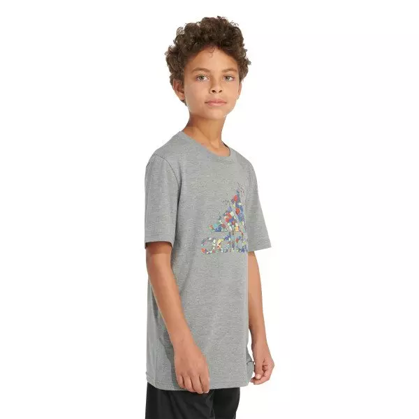 adidas Big Boys' Terrazo Tee - GREY