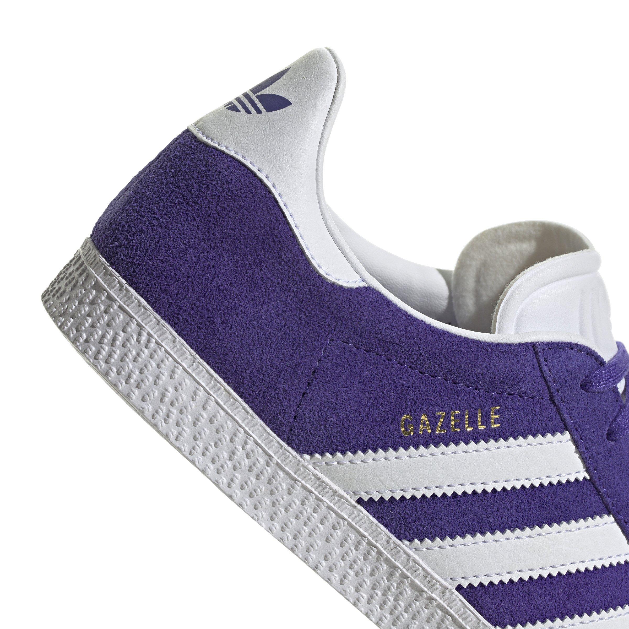 adidas Originals Gazelle Grade School Girls' "Purple/Ftwr White" Shoe