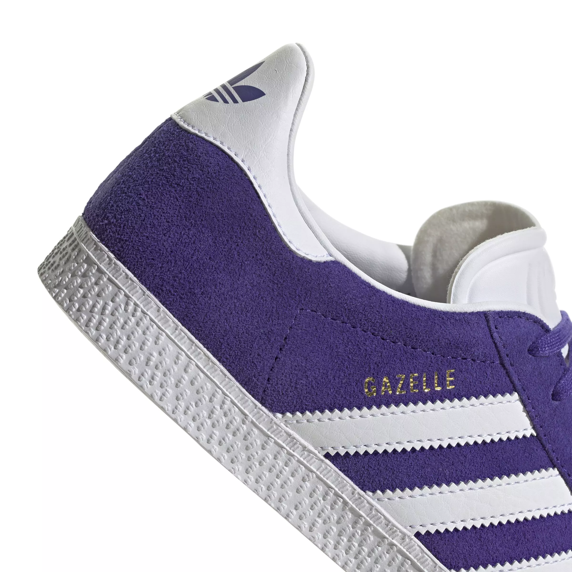 adidas Originals Gazelle "Purple/Ftwr White" Grade School Girls' Shoe - PURPLE/WHITE