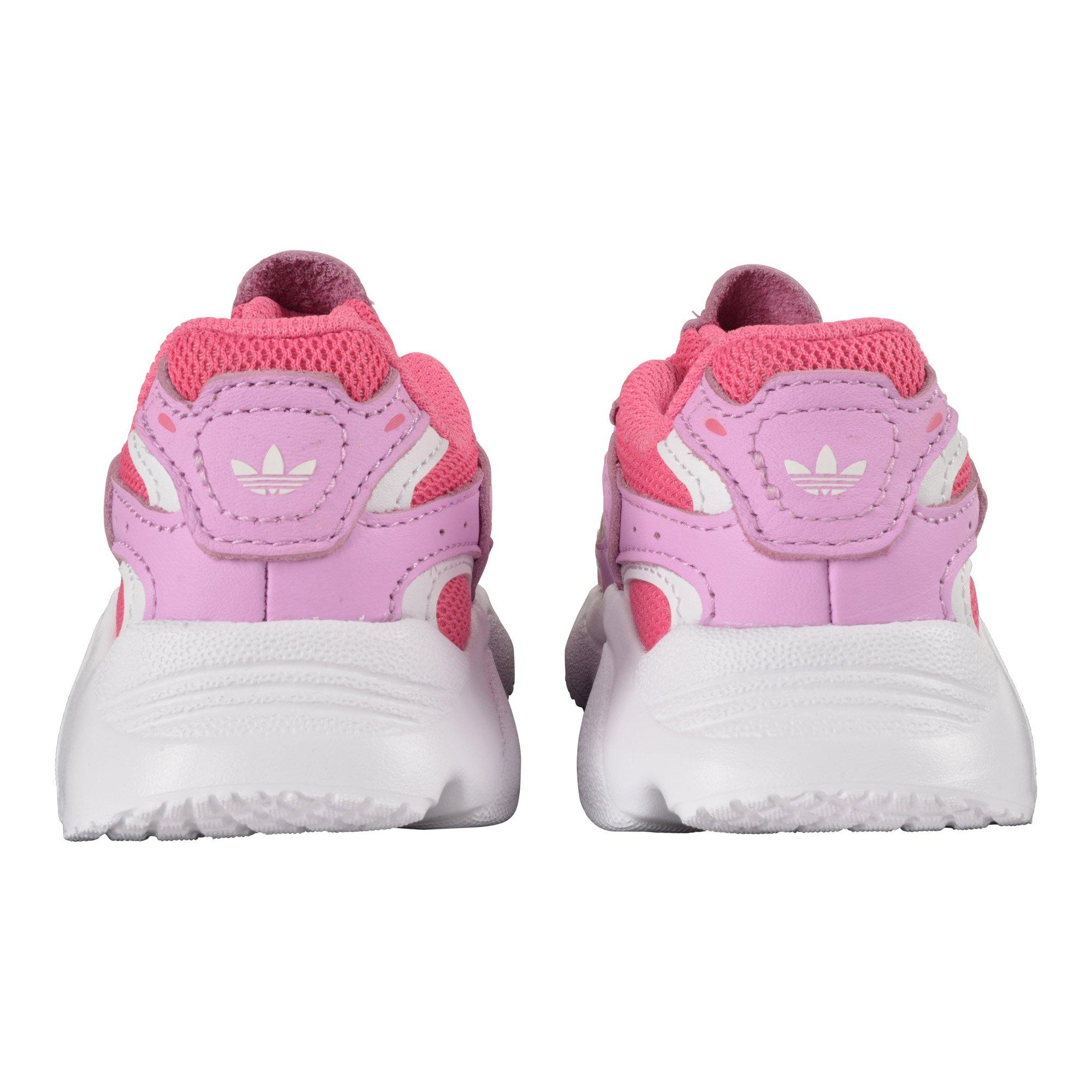 adidas Originals Ozmillen  Preschool Girls' Pink Fusion/Bliss Lilac/Semi Blue Burst Shoe