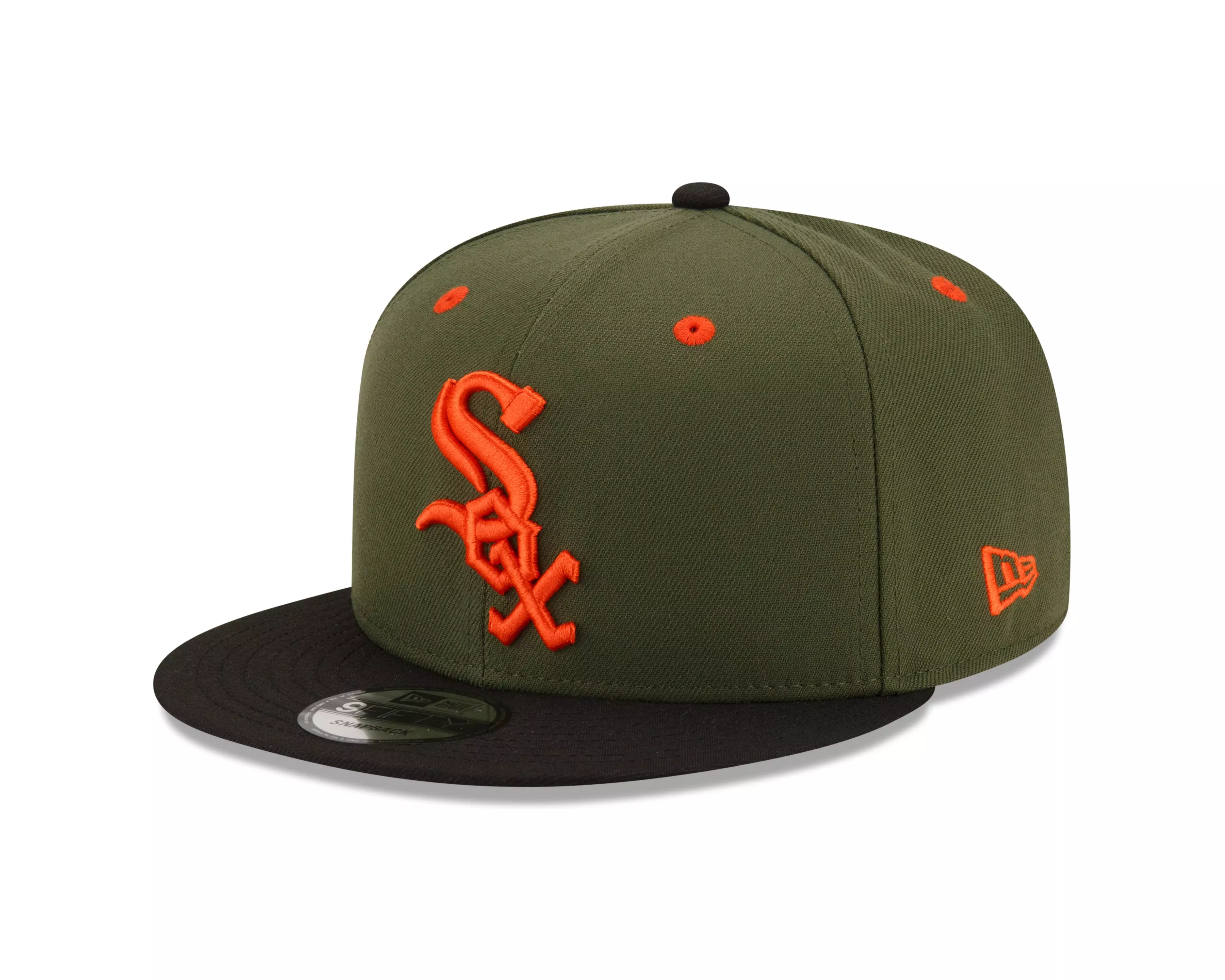 New Era Chicago White Sox 9FIFTY '23 Retro 5 Snapback Hat - GREEN/ORANGE