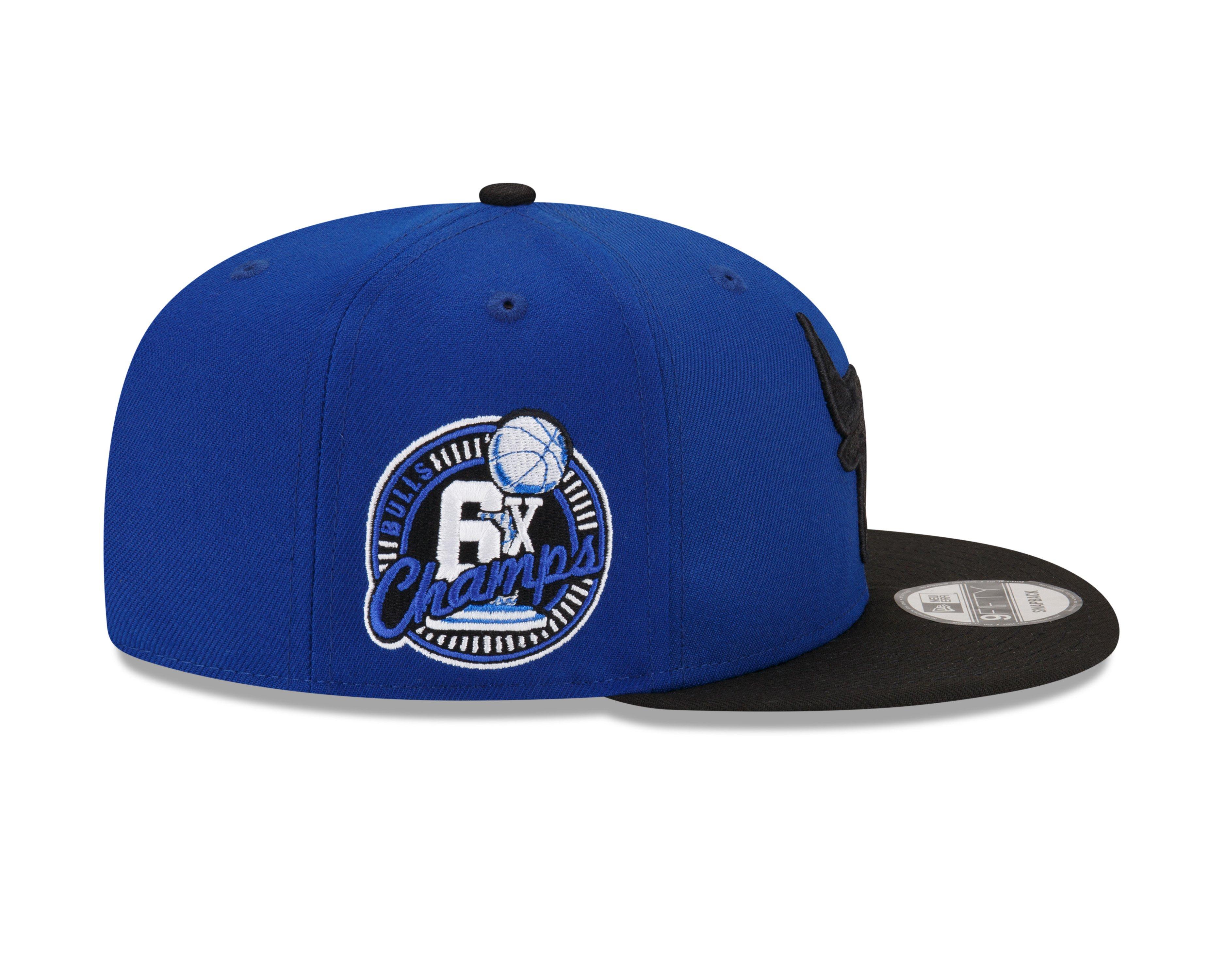 New Era Chicago Bulls 9FIFTY AJ1 High "Royal" Snapback - BLACK/ROYAL Thumbnail View 3