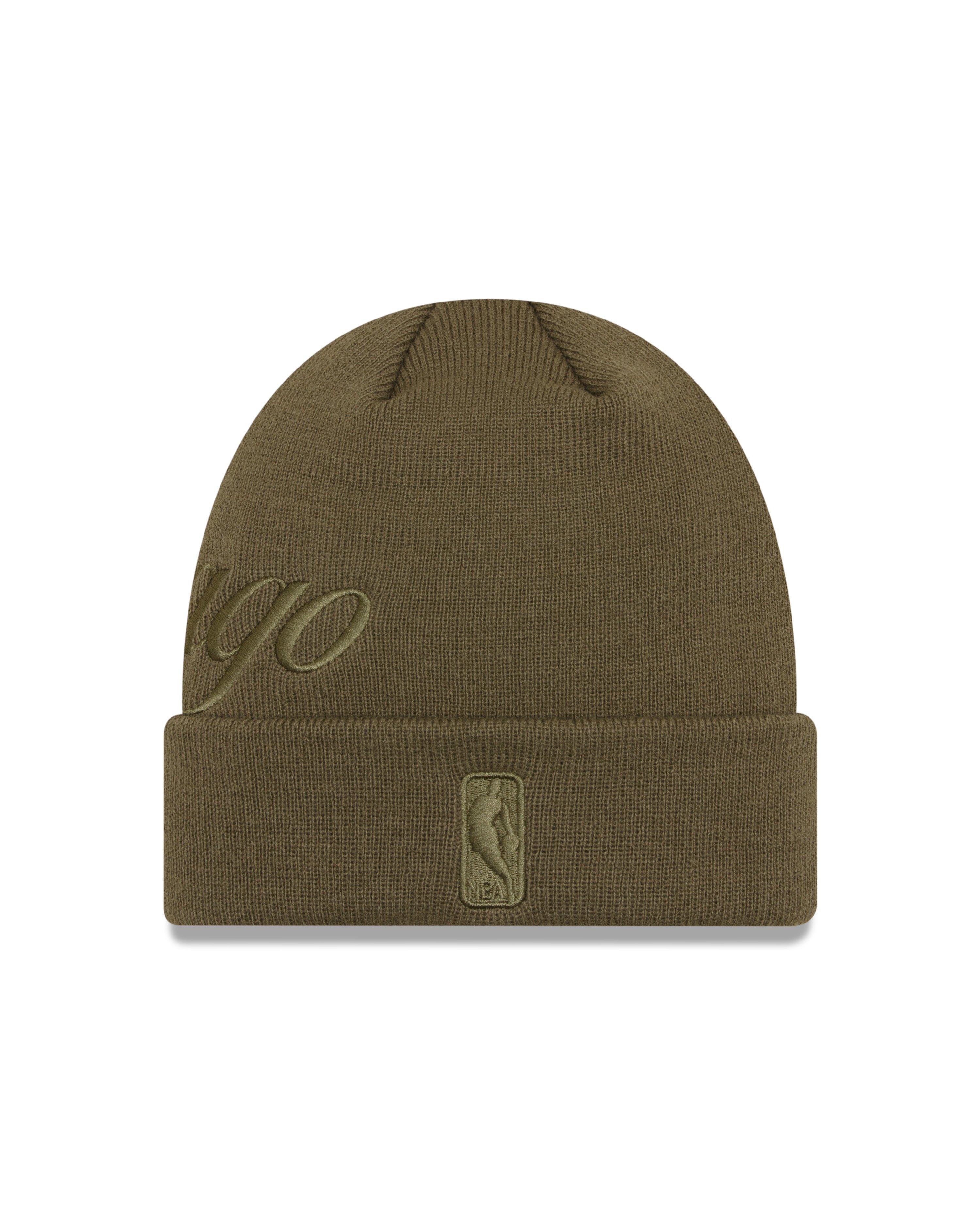 New Era Chicago Bulls Cuffed Beanie-Olive - OLIVE Thumbnail View 2