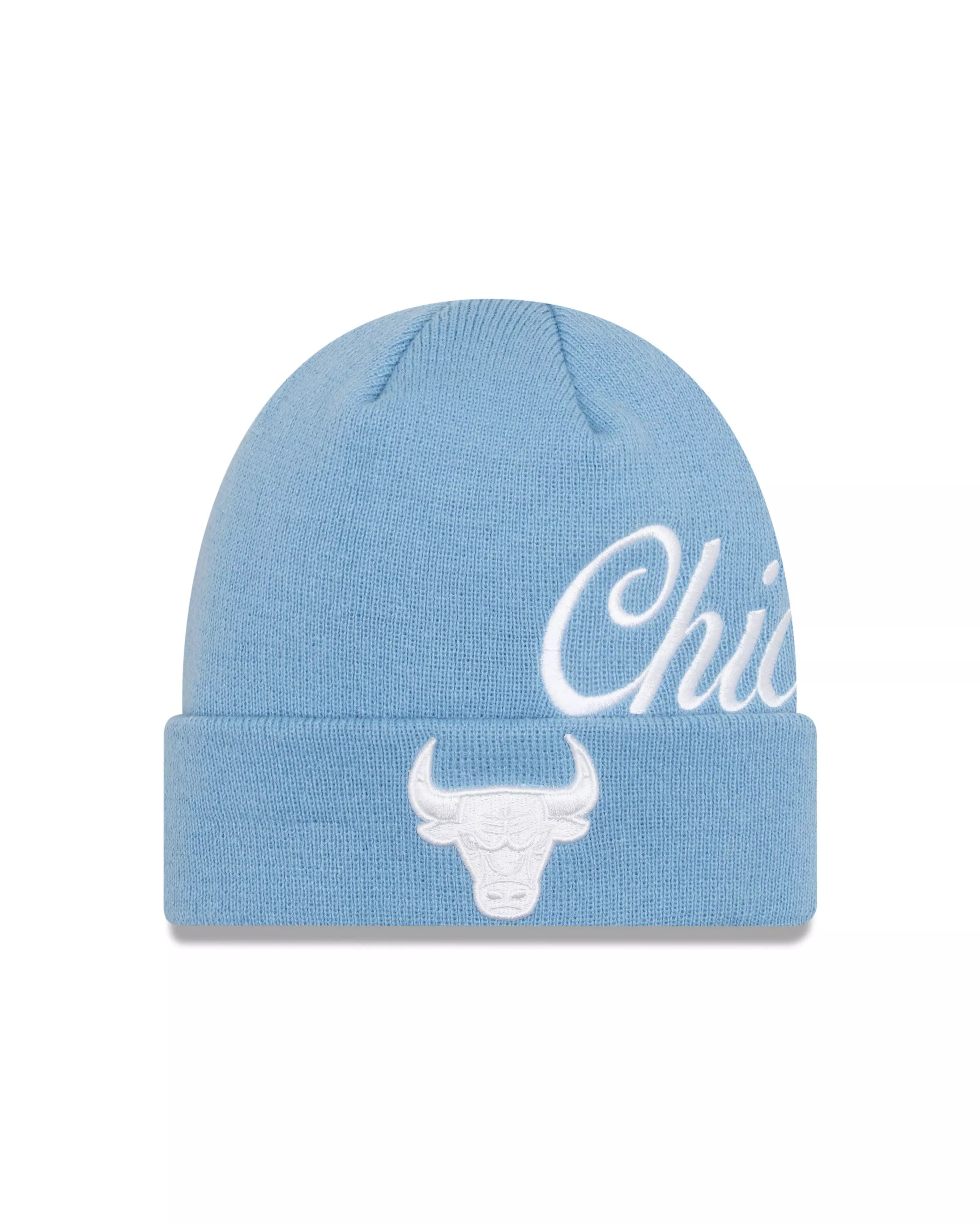 New Era Chicago Bulls Cuffed Beanie-Carolina Blue - BLUE