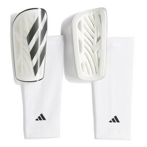 adidas Tiro League Soccer Shin Guards - White/Black/Silver Metallic