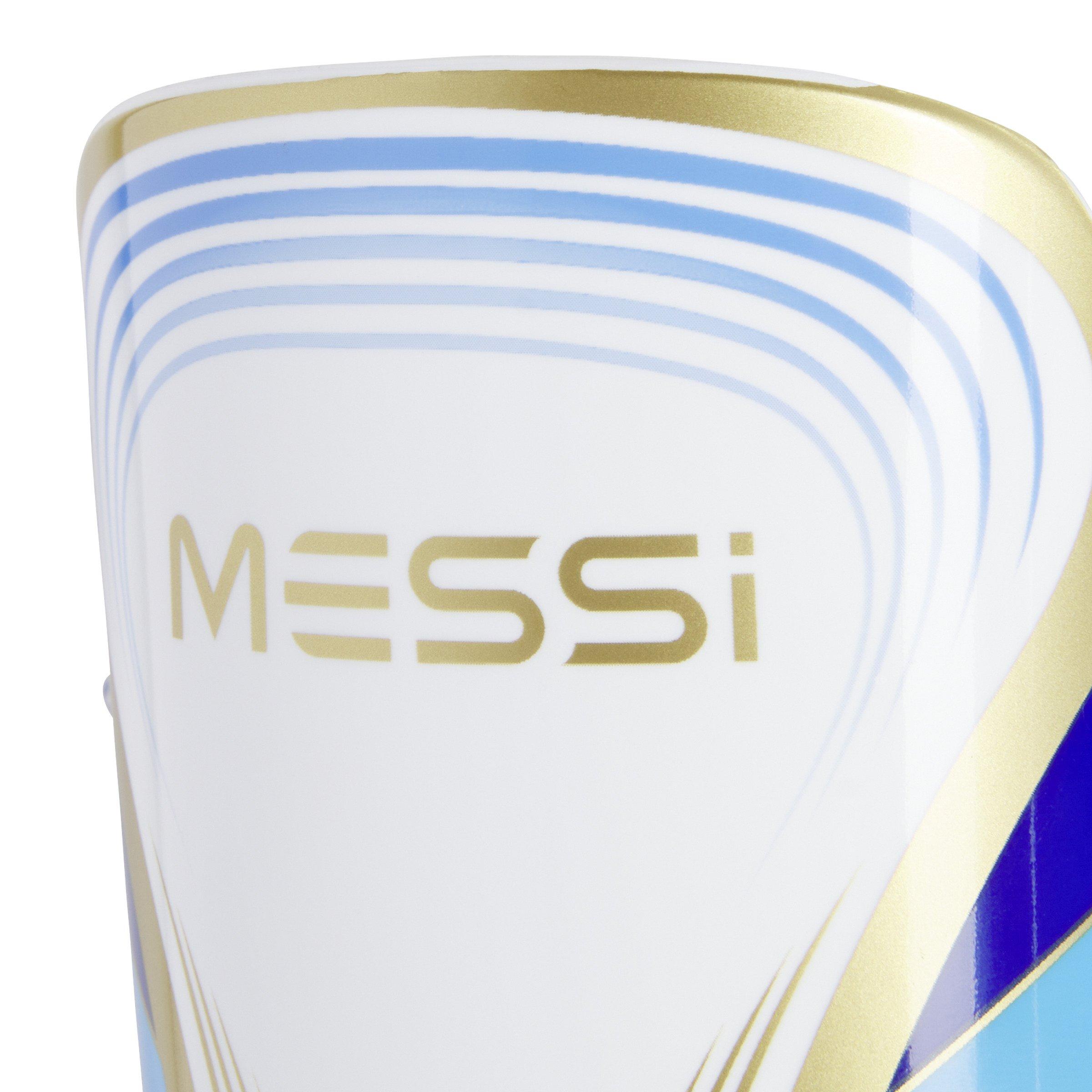 adidas Messi Match Youth Soccer Shin Guards - WHITE/ROYAL Thumbnail View 2