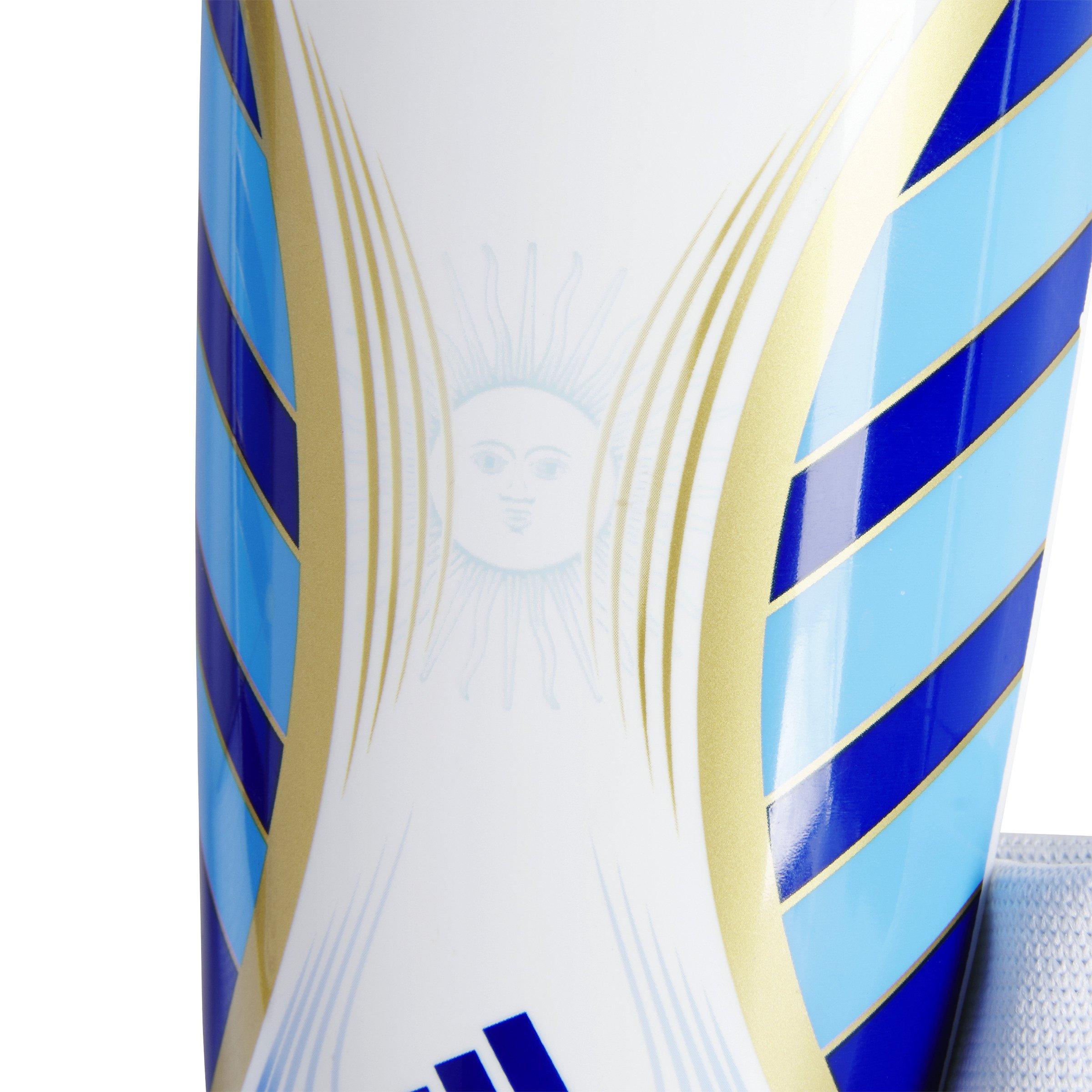 adidas Messi Match Youth Soccer Shin Guards - WHITE/ROYAL Thumbnail View 3