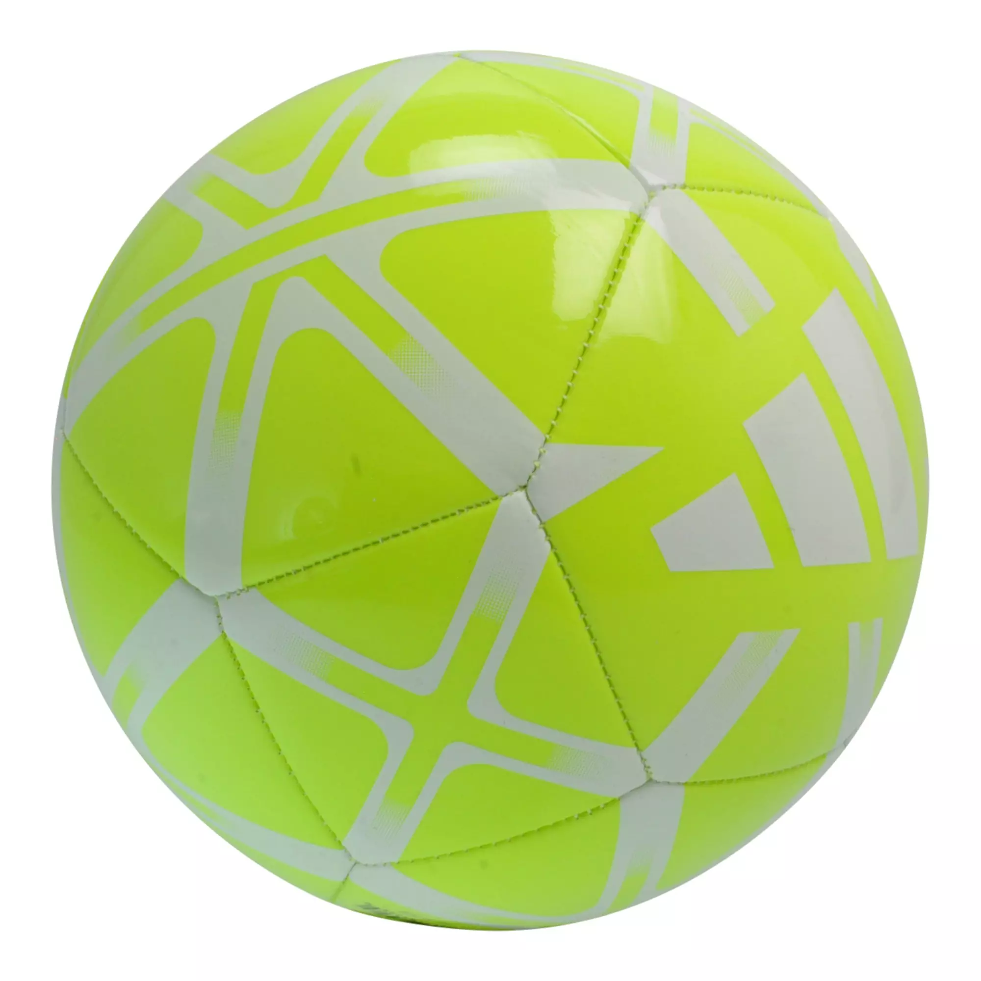 adidas Starlancer Club Soccer Ball - Lucid Lemon/White - YELLOW/WHITE