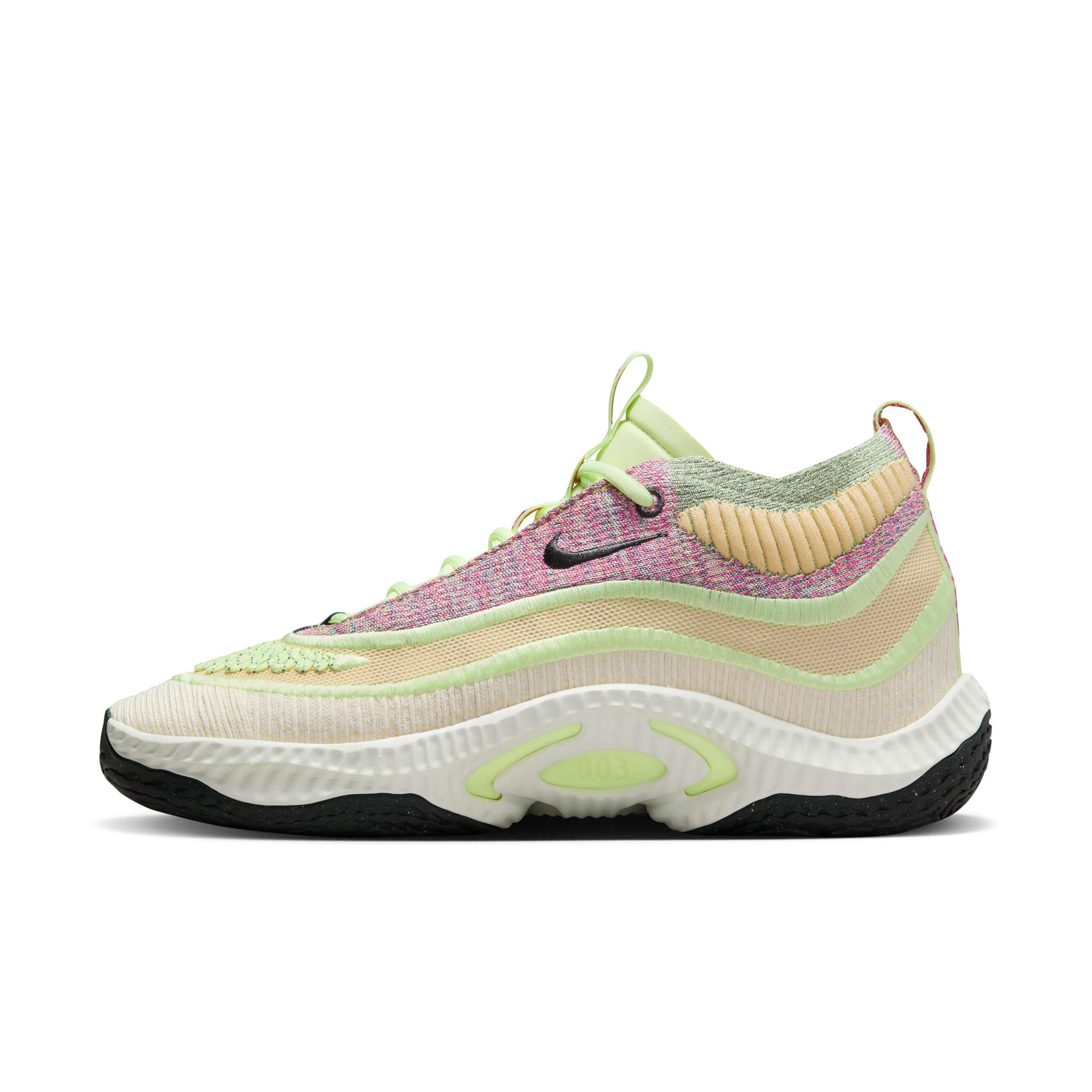 Nike Cosmic Unity 3 "ASW" Men's Basketball Shoe - BARELY VOLT/ANTHRACITE/COCONUT MILK Thumbnail View 7