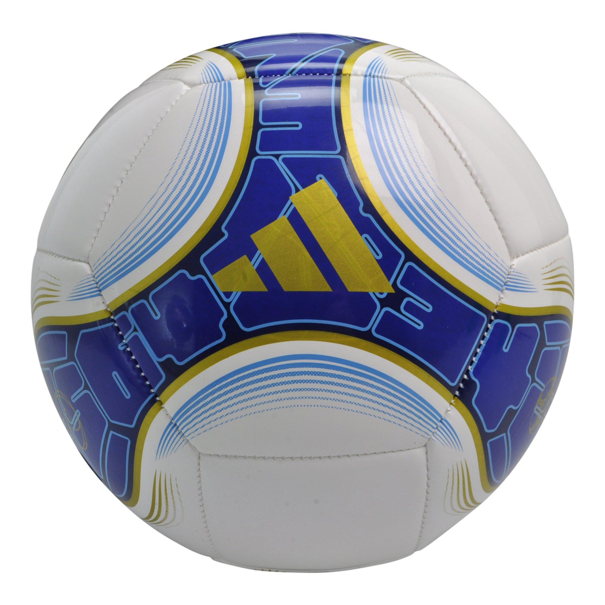 adidas Messi Club Soccer Ball - White/Lucid Blue - WHITE/ROYAL Thumbnail View 1