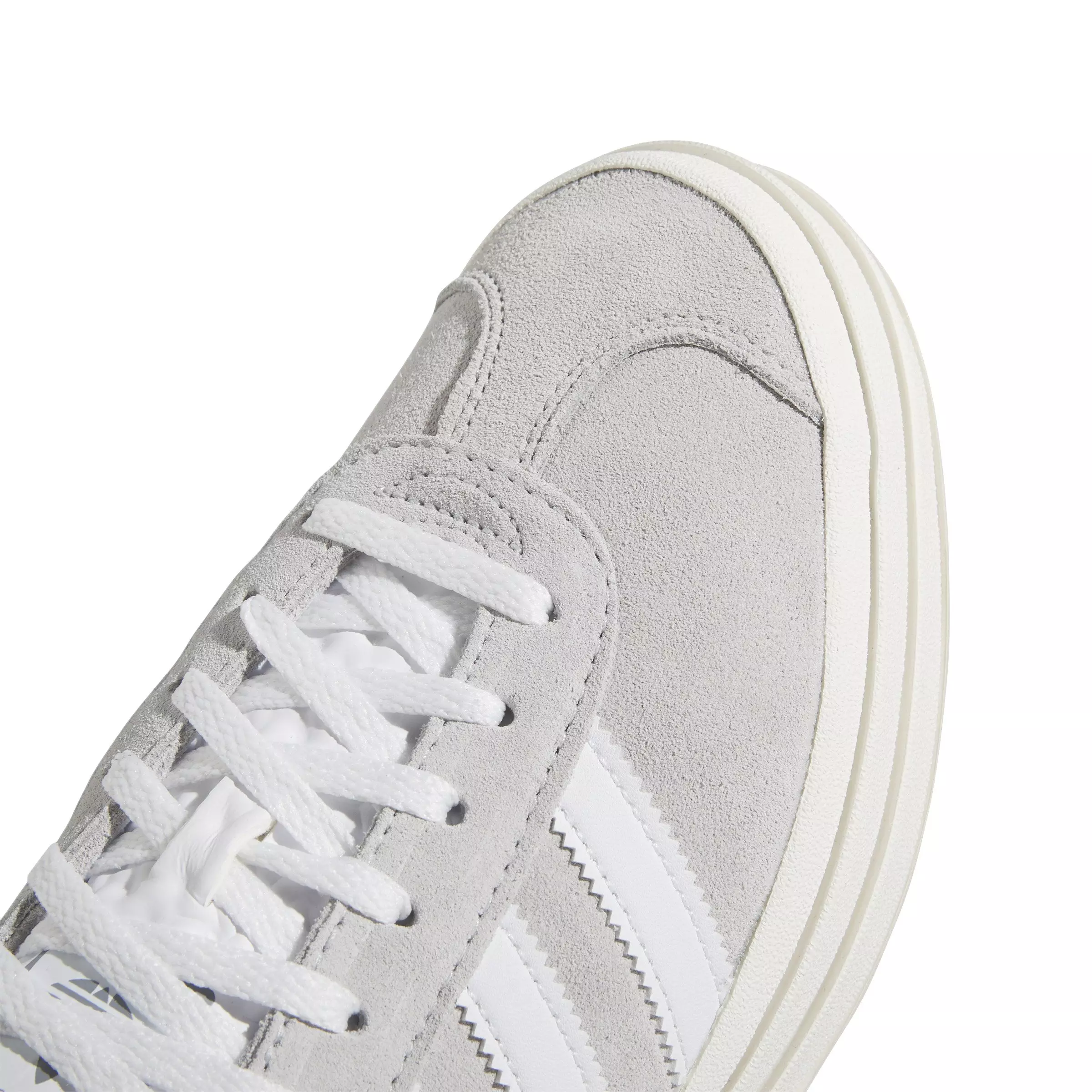 adidas Originals Gazelle Bold "Grey Two/Cloud White/Core White" Women's Shoe - GREY/WHITE