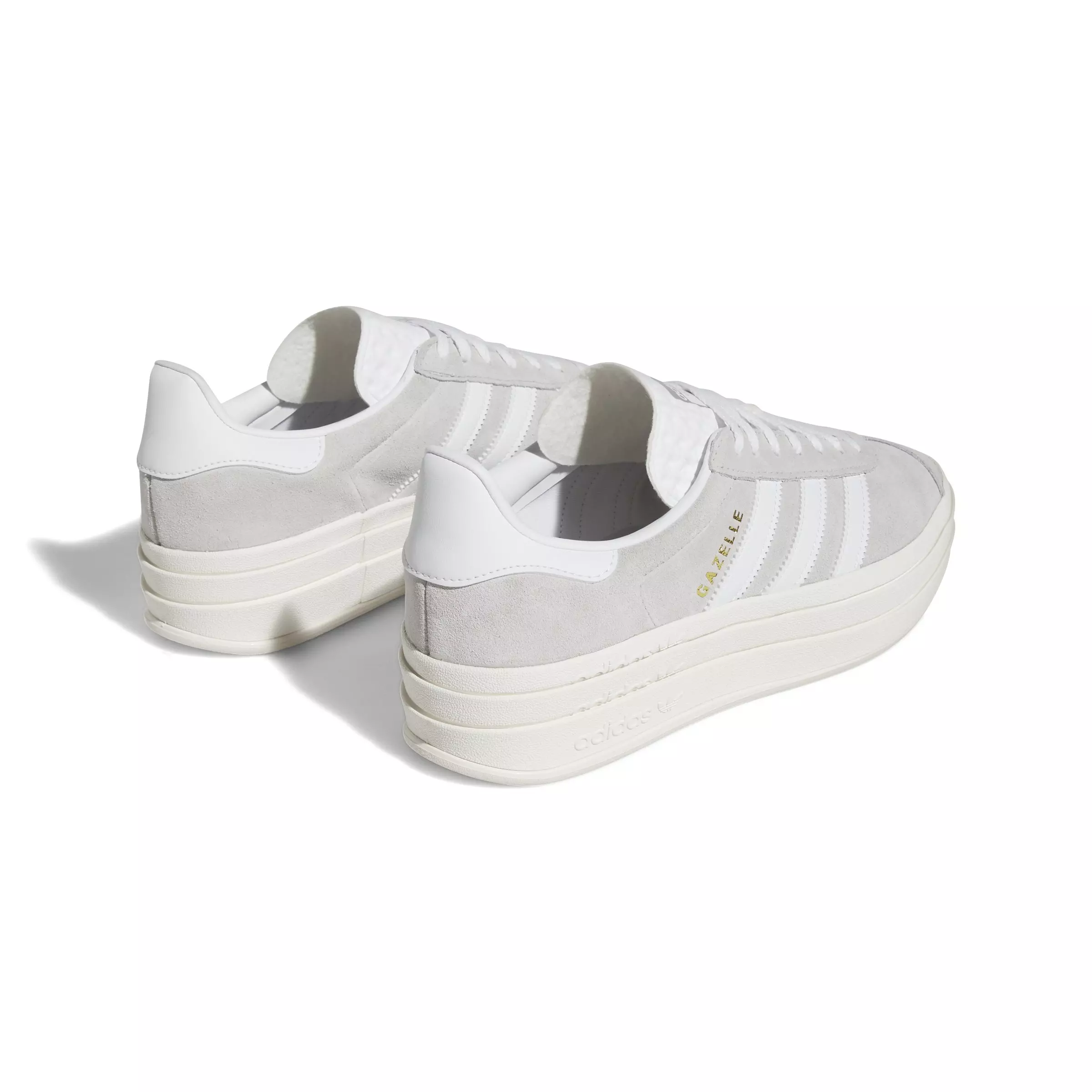 adidas Originals Gazelle Bold "Grey Two/Cloud White/Core White" Women's Shoe - GREY/WHITE