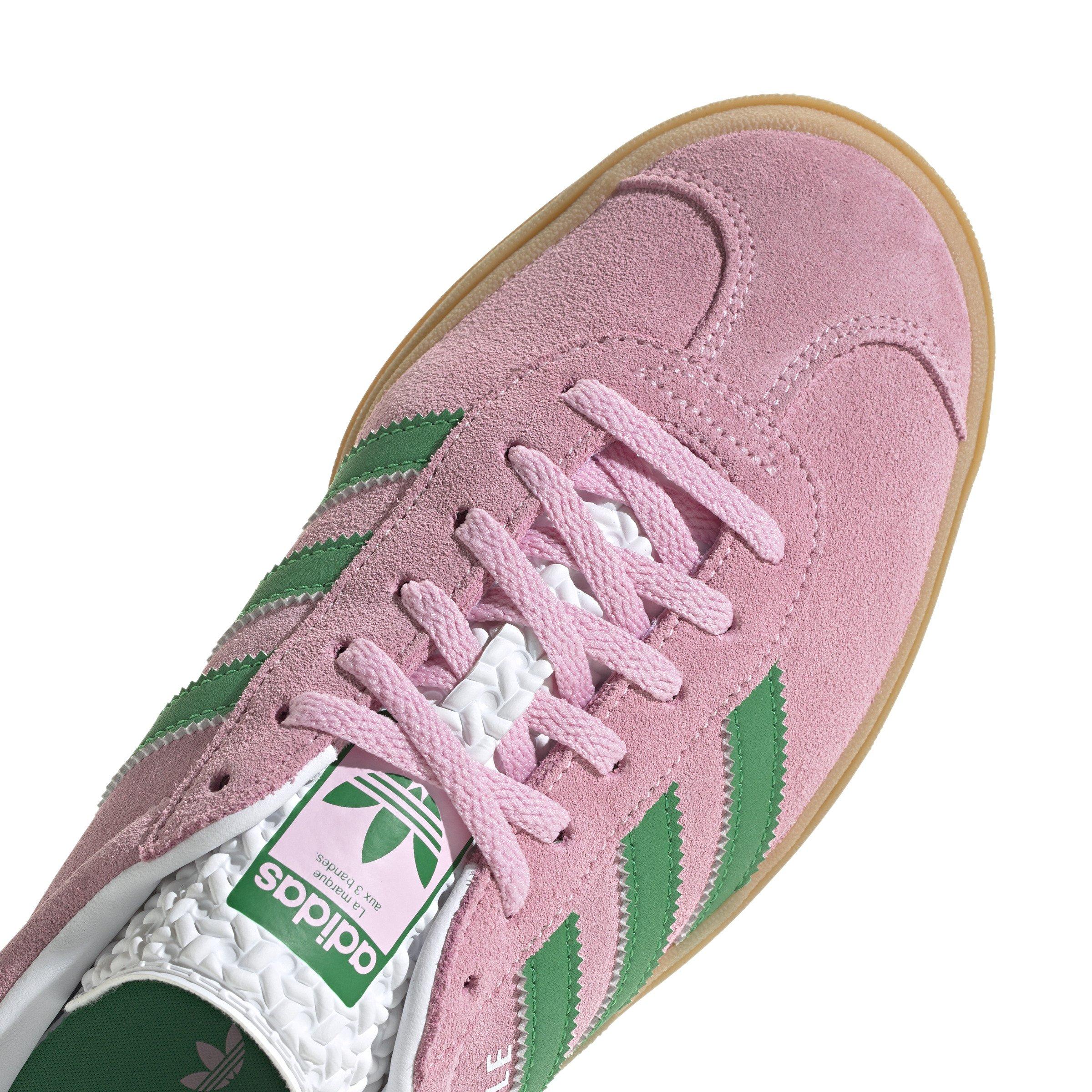 adidas Originals Gazelle Bold "True Pink/Green/Ftwr White" Women's Shoe - PINK/GREEN