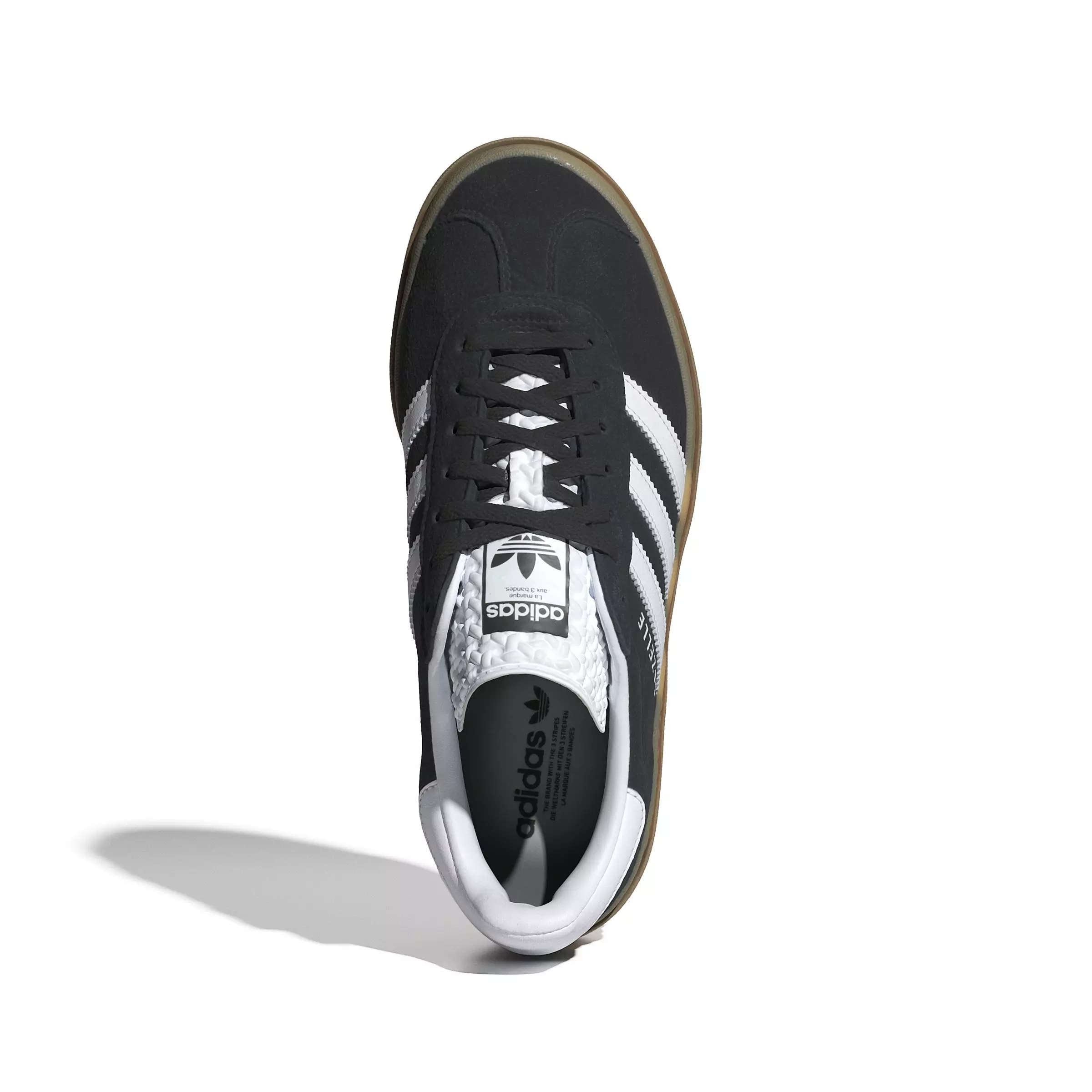 adidas Originals Gazelle Bold "Core Black/Ftwr White" Women's Shoe - BLACK/WHITE