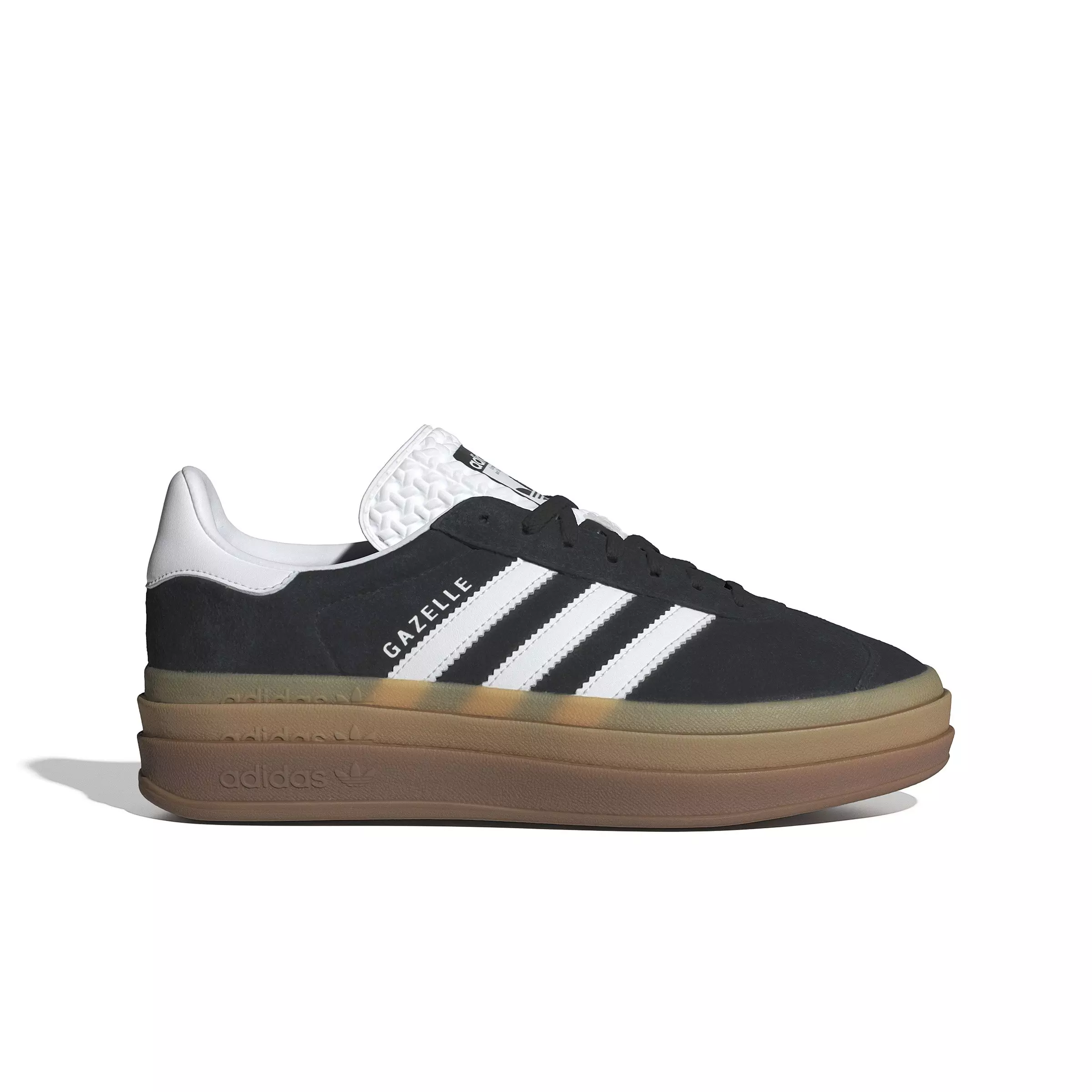adidas Originals Gazelle Bold "Core Black/Ftwr White" Women's Shoe - BLACK/WHITE