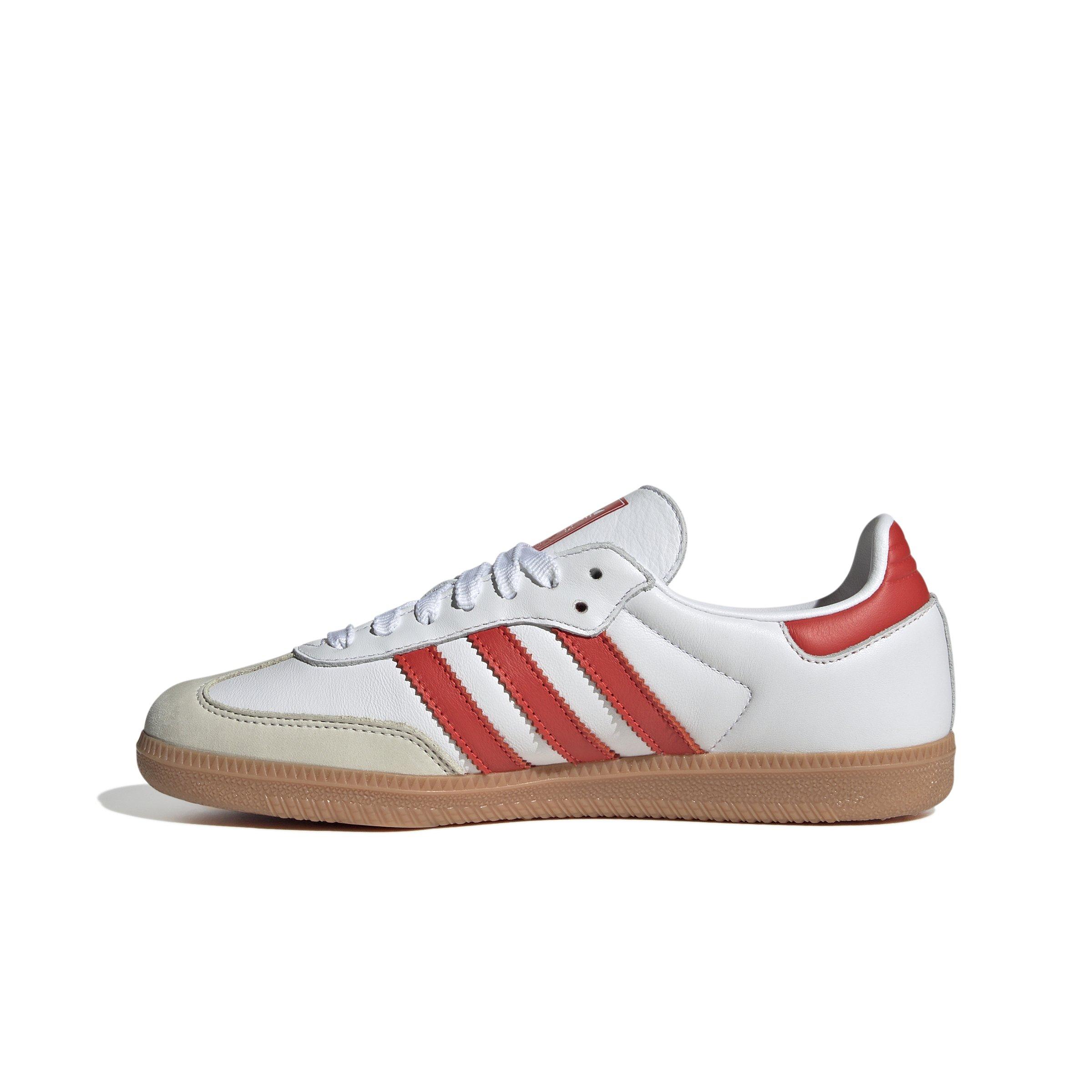 adidas Originals Samba OG "Ftwr White/Solar Red" Women's Shoe - WHITE/RED Thumbnail View 2