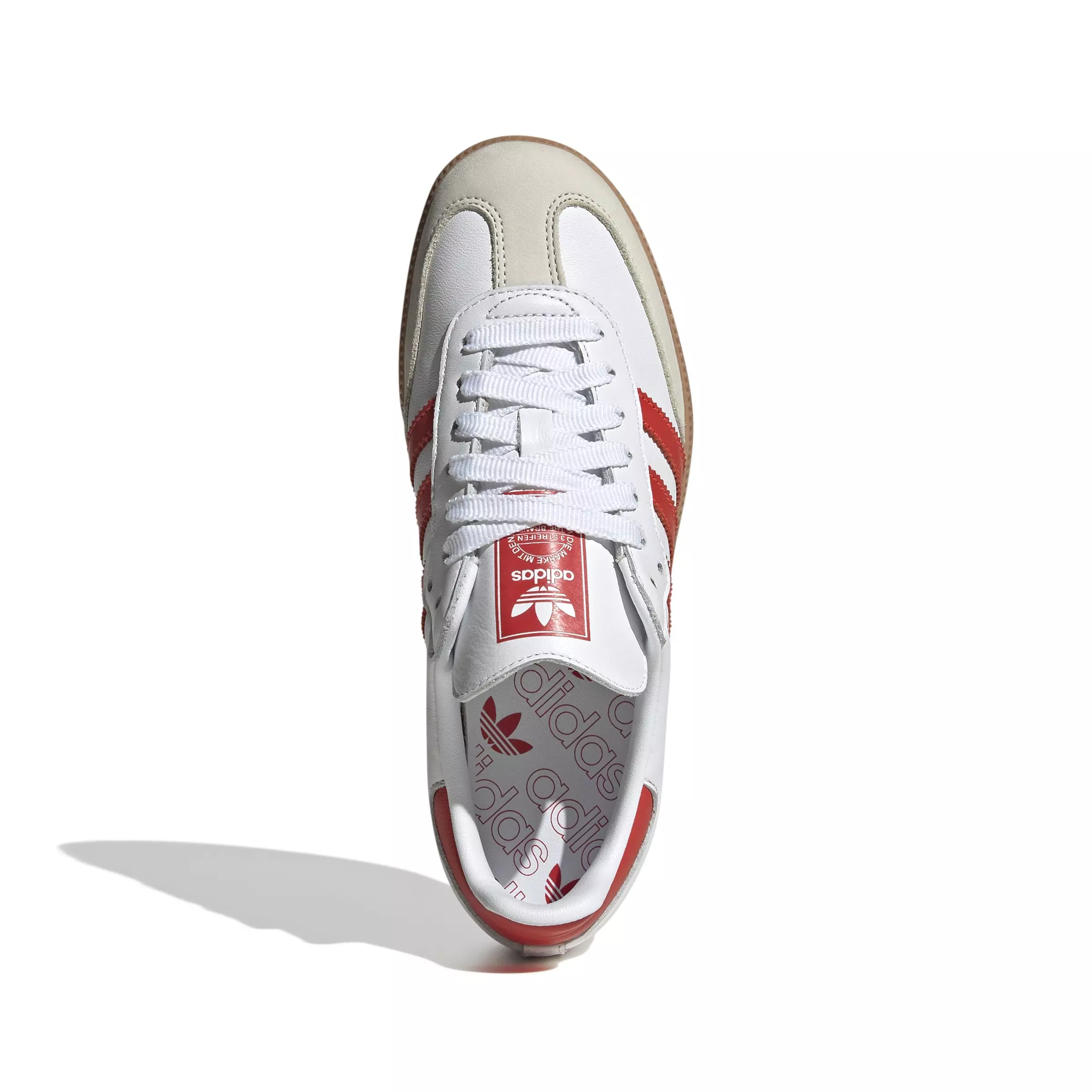 adidas Originals Samba OG "Ftwr White/Solar Red" Women's Shoe - WHITE/RED