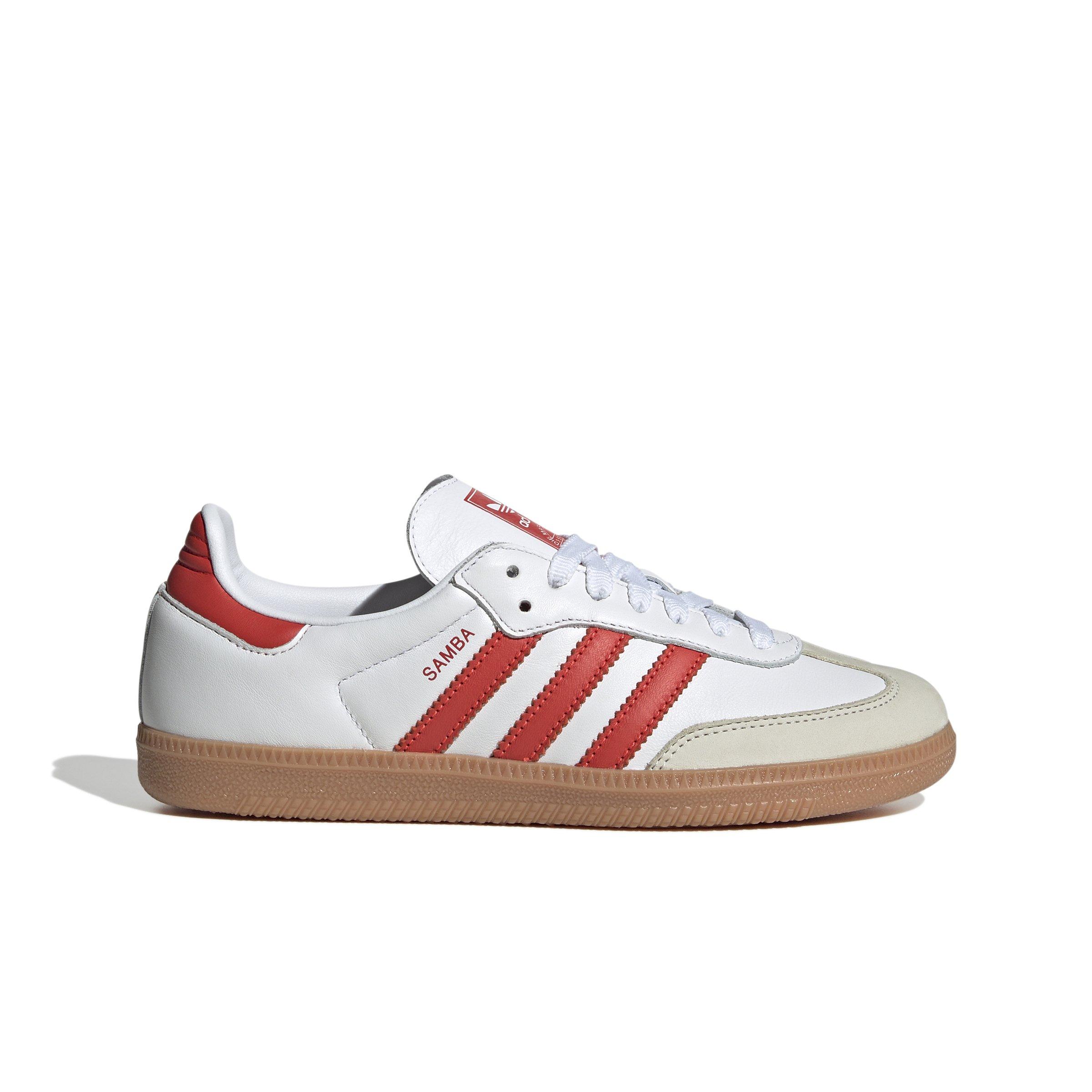adidas Originals Samba OG "Ftwr White/Solar Red" Women's Shoe - WHITE/RED Thumbnail View 1