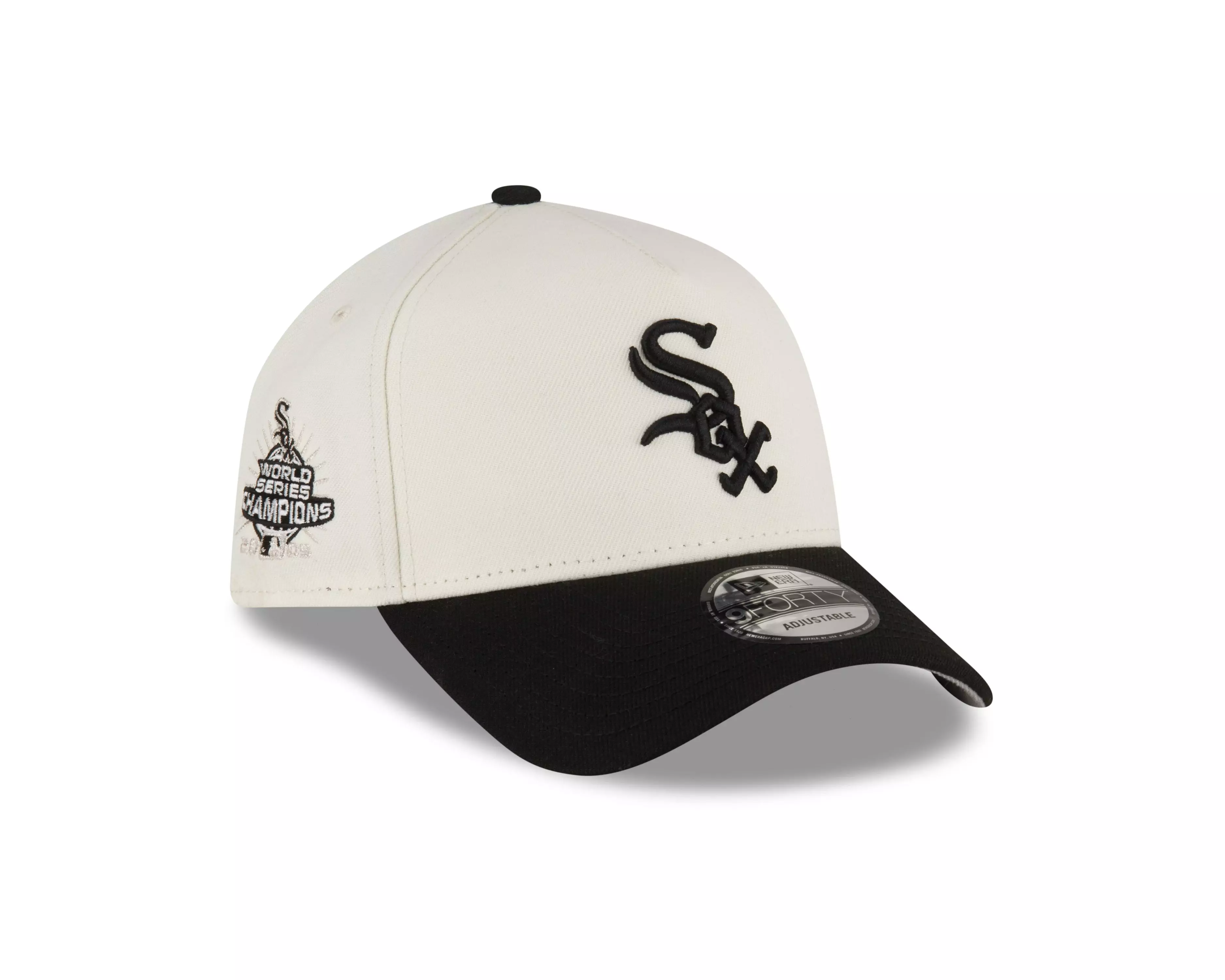New Era Chicago White Sox 9FORTY A-Frame Snapback Hat-Cream - CREAM