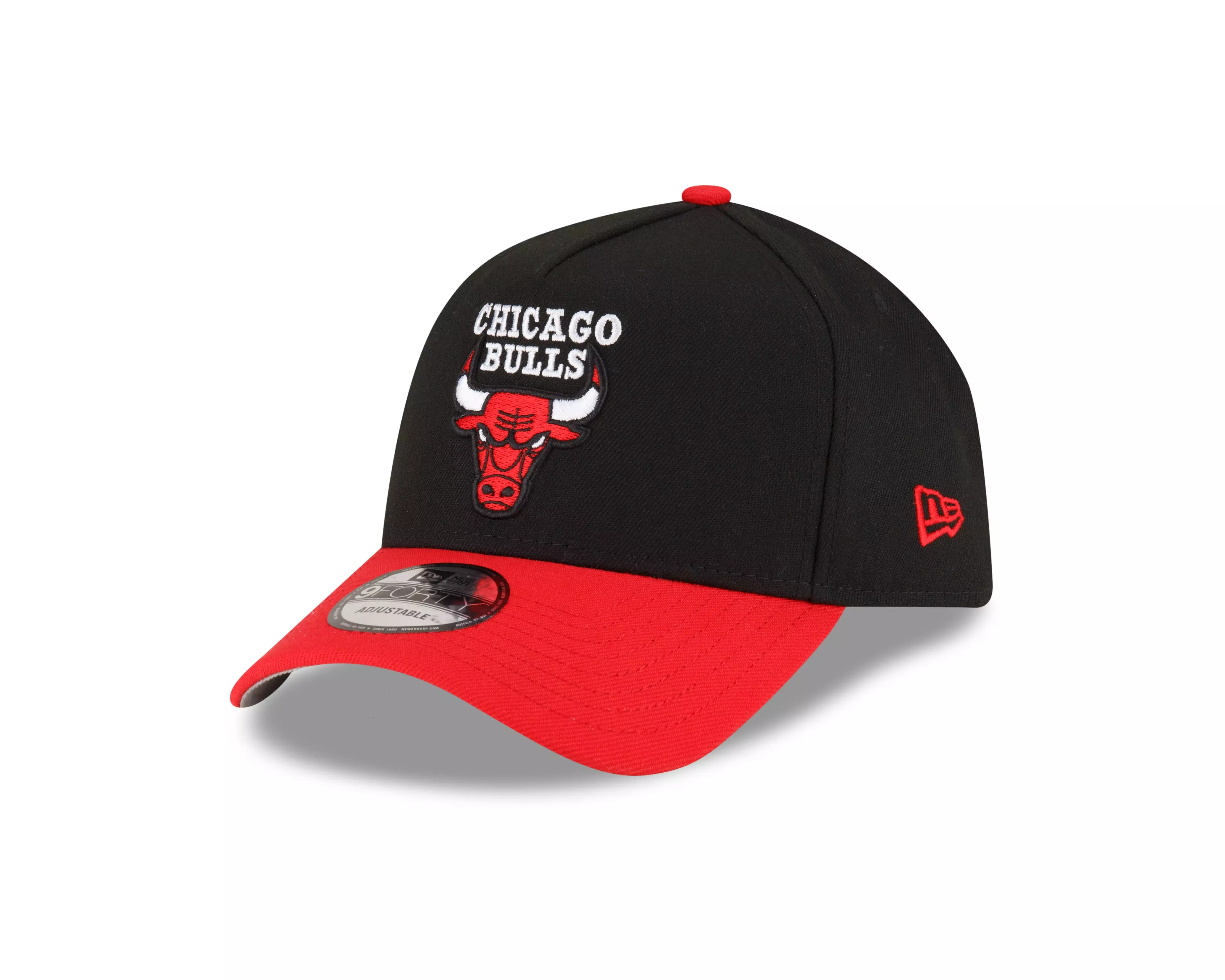 New Era Chicago Bulls 9FORTY 2023 A-Frame NBA Snapback-Black/Red - BLACK/RED