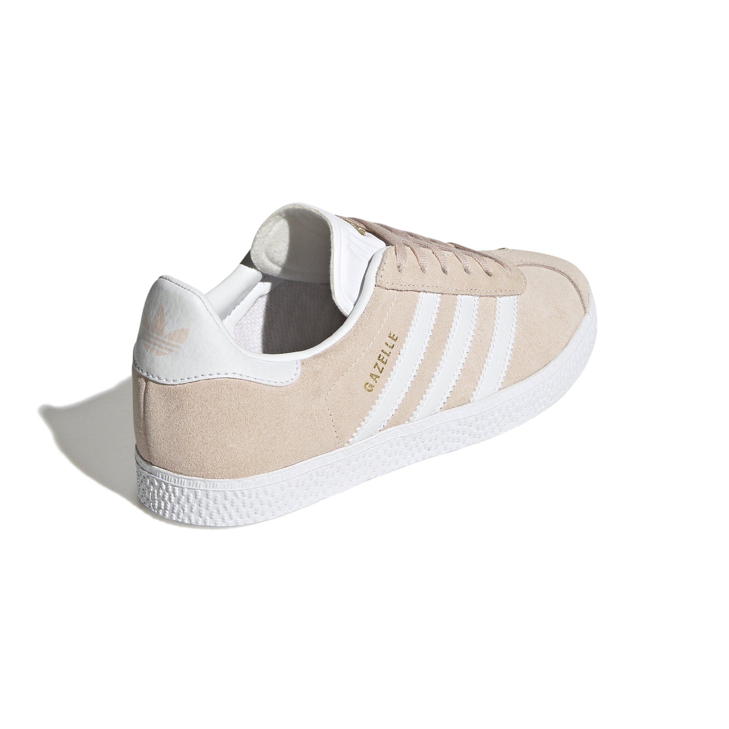 adidas Originals Gazelle "Pink Tint/Ftwr White" Grade School Girls' Shoe - PINK/WHITE Thumbnail View 5