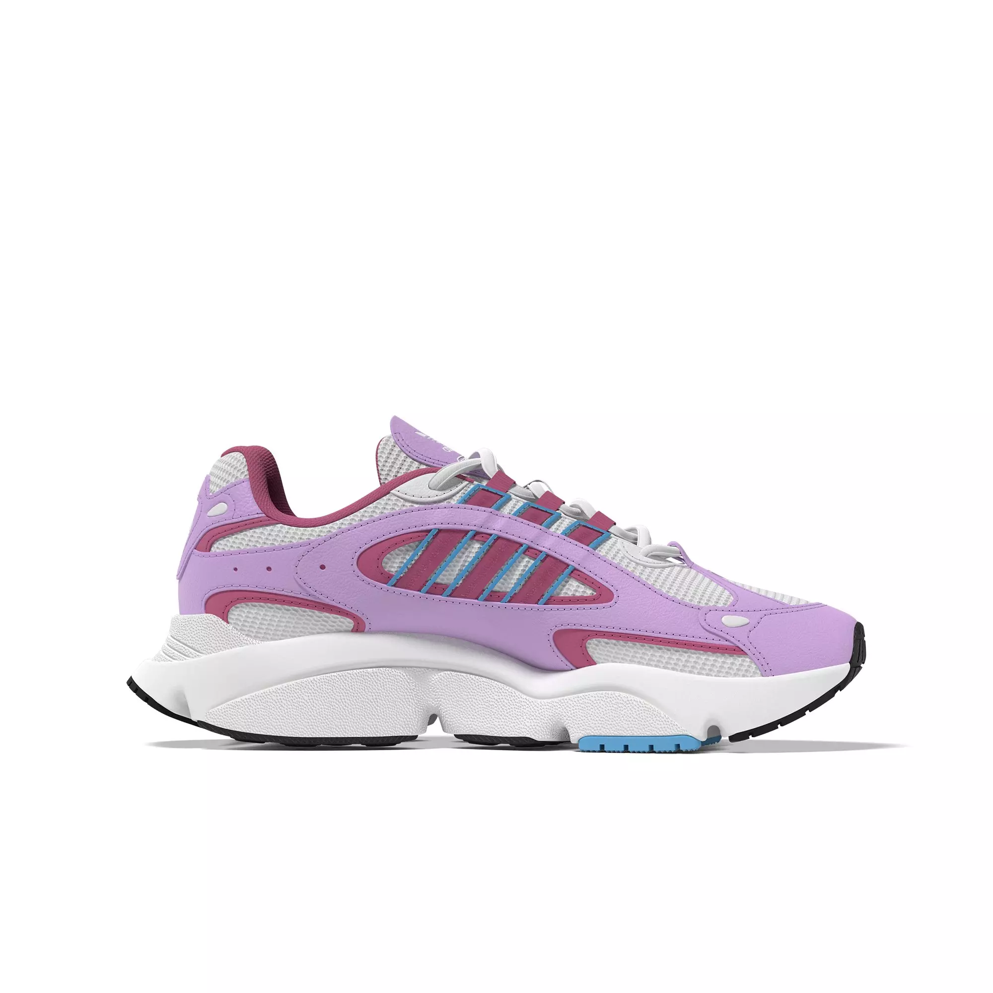 adidas Originals Ozmillen "Ftwr White/Semi Blue Burst/Bliss Lilac" Grade  School Girls' Shoe