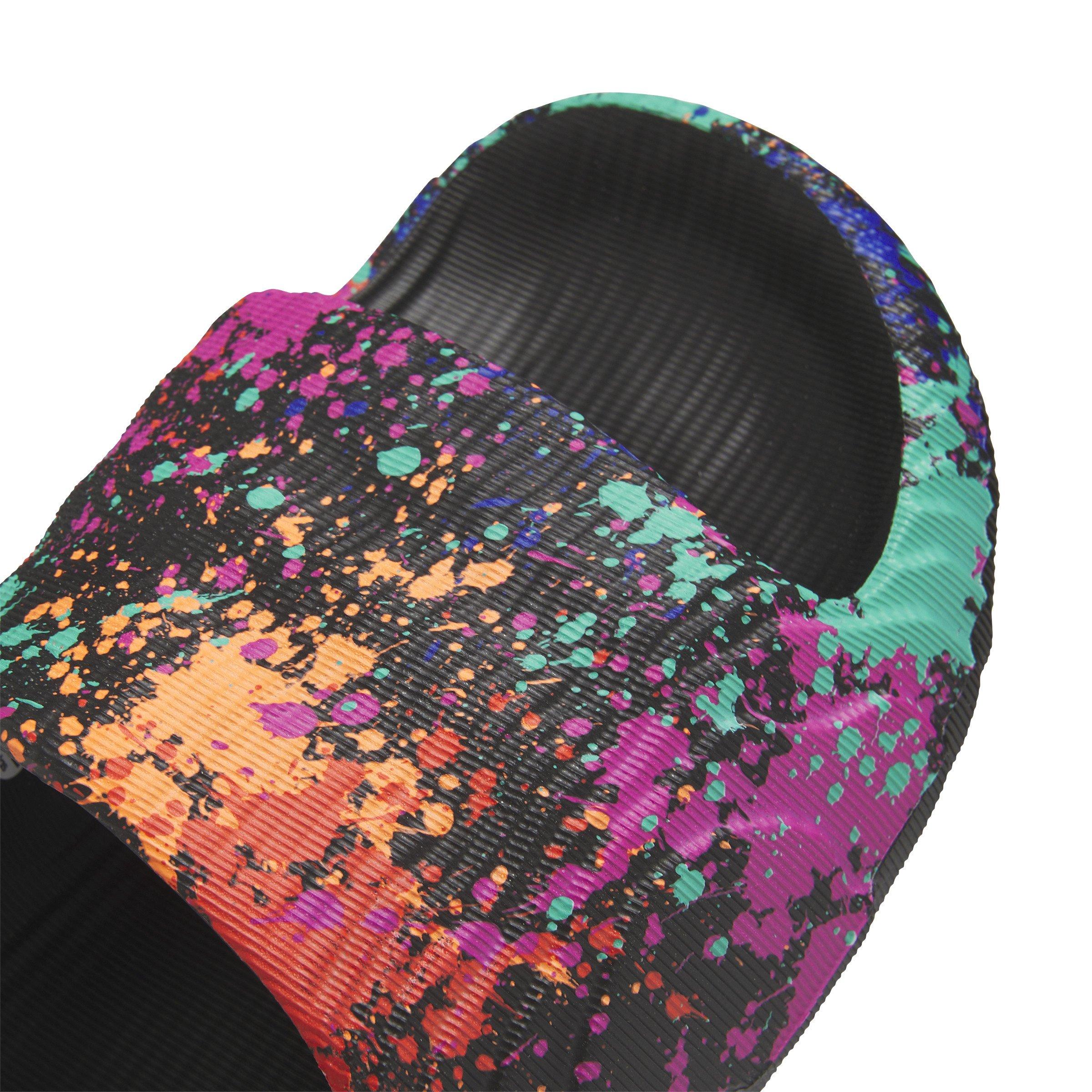adidas Adilette 22 "Core Black/Multi" Men's Slide - BLACK/MULTI Thumbnail View 4