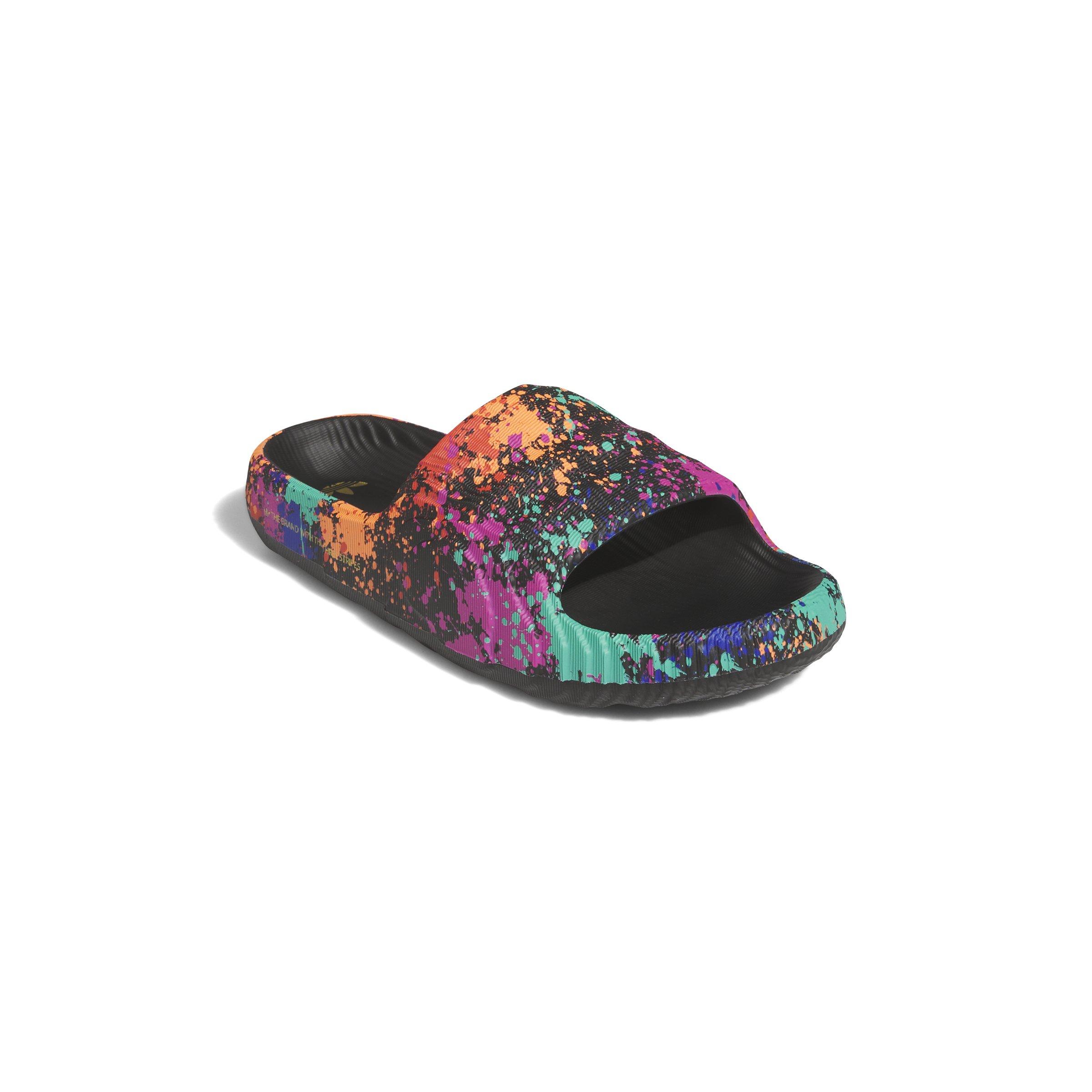 adidas Adilette 22 "Core Black/Multi" Men's Slide - BLACK/MULTI Thumbnail View 6
