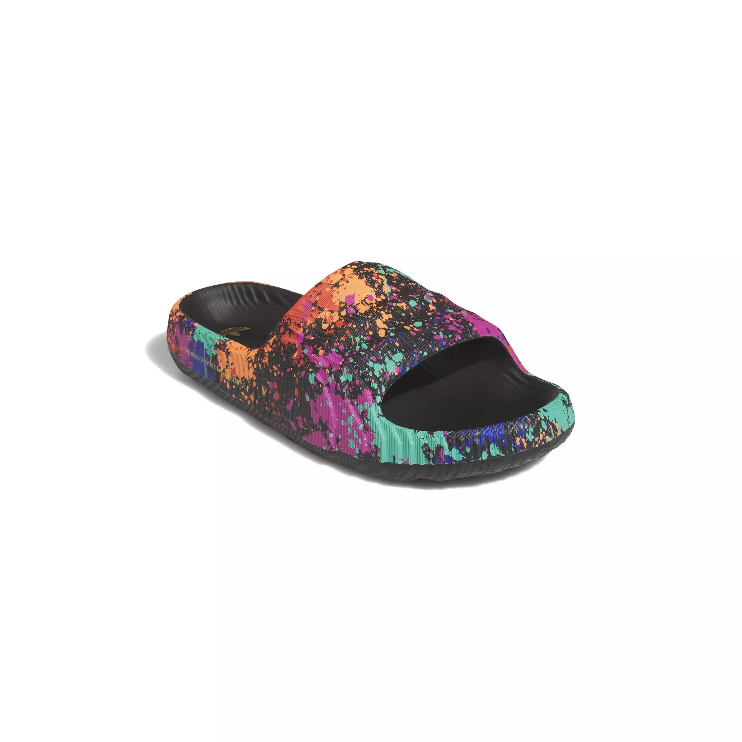 adidas Adilette 22 "Core Black/Multi" Men's Slide - BLACK/MULTI