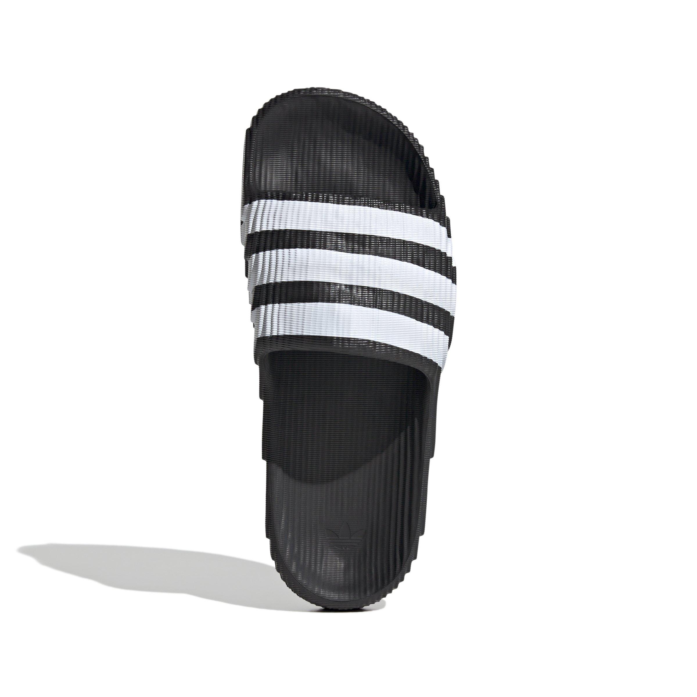 adidas Adilette 22 "Core Black/Ftwr White" Men's Slide - BLACK/WHITE Thumbnail View 3