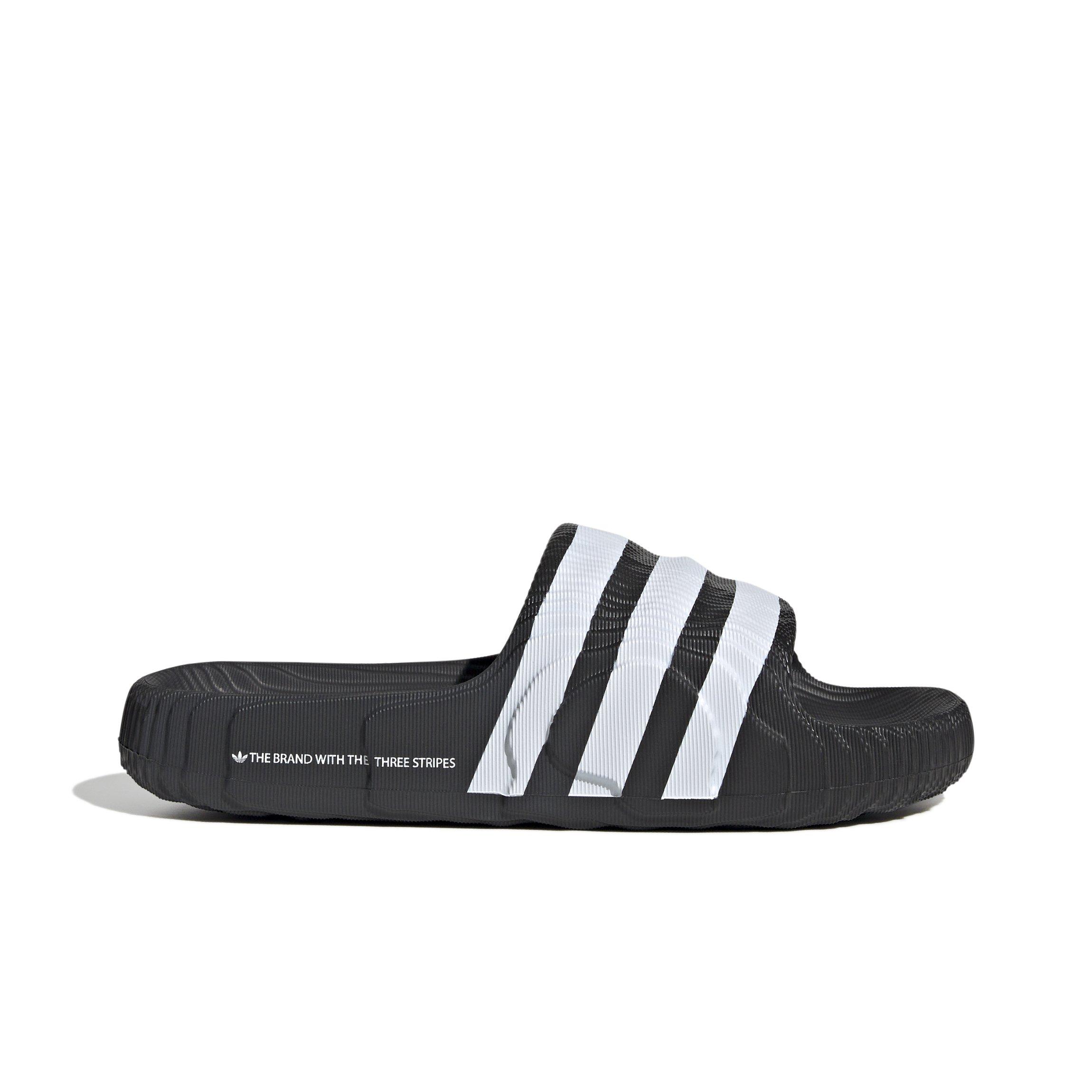 adidas Adilette 22 "Core Black/Ftwr White" Men's Slide - BLACK/WHITE Thumbnail View 1