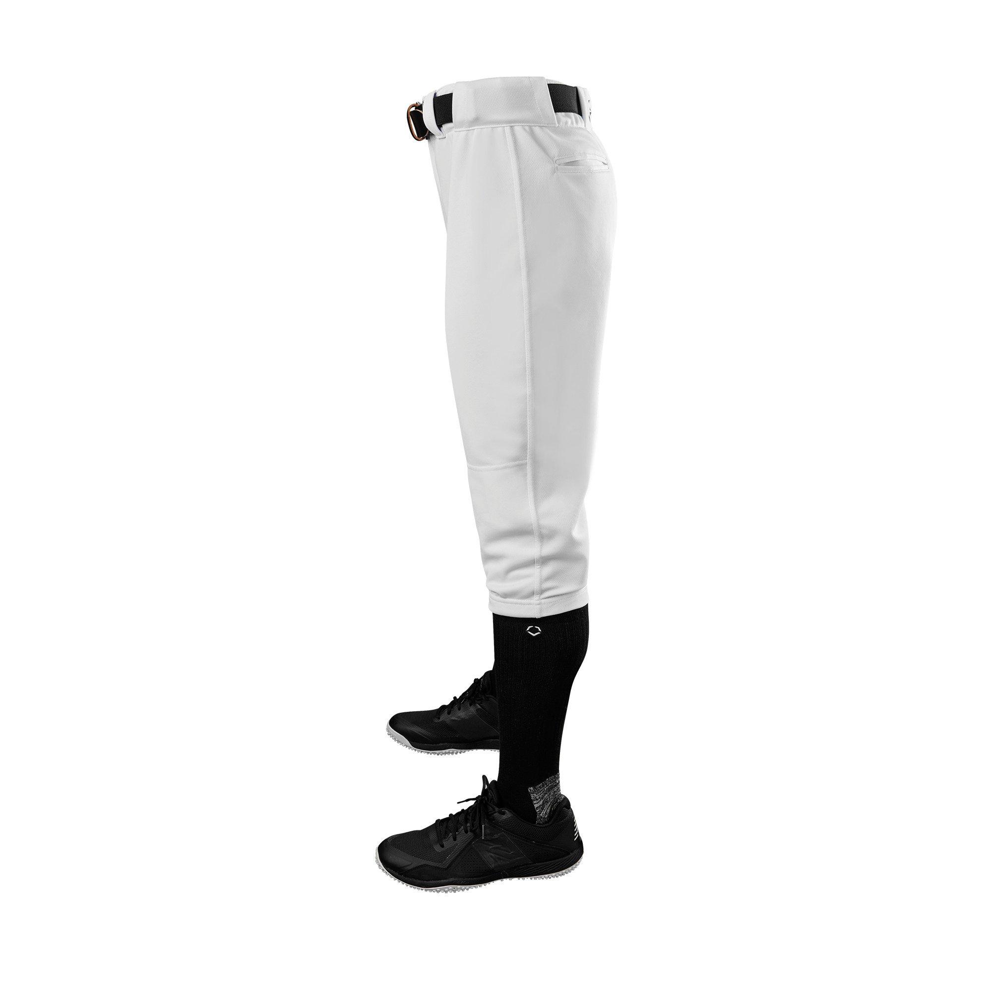 EvoShield Youth Driven Doubleknit Knicker Baseball Pants White M