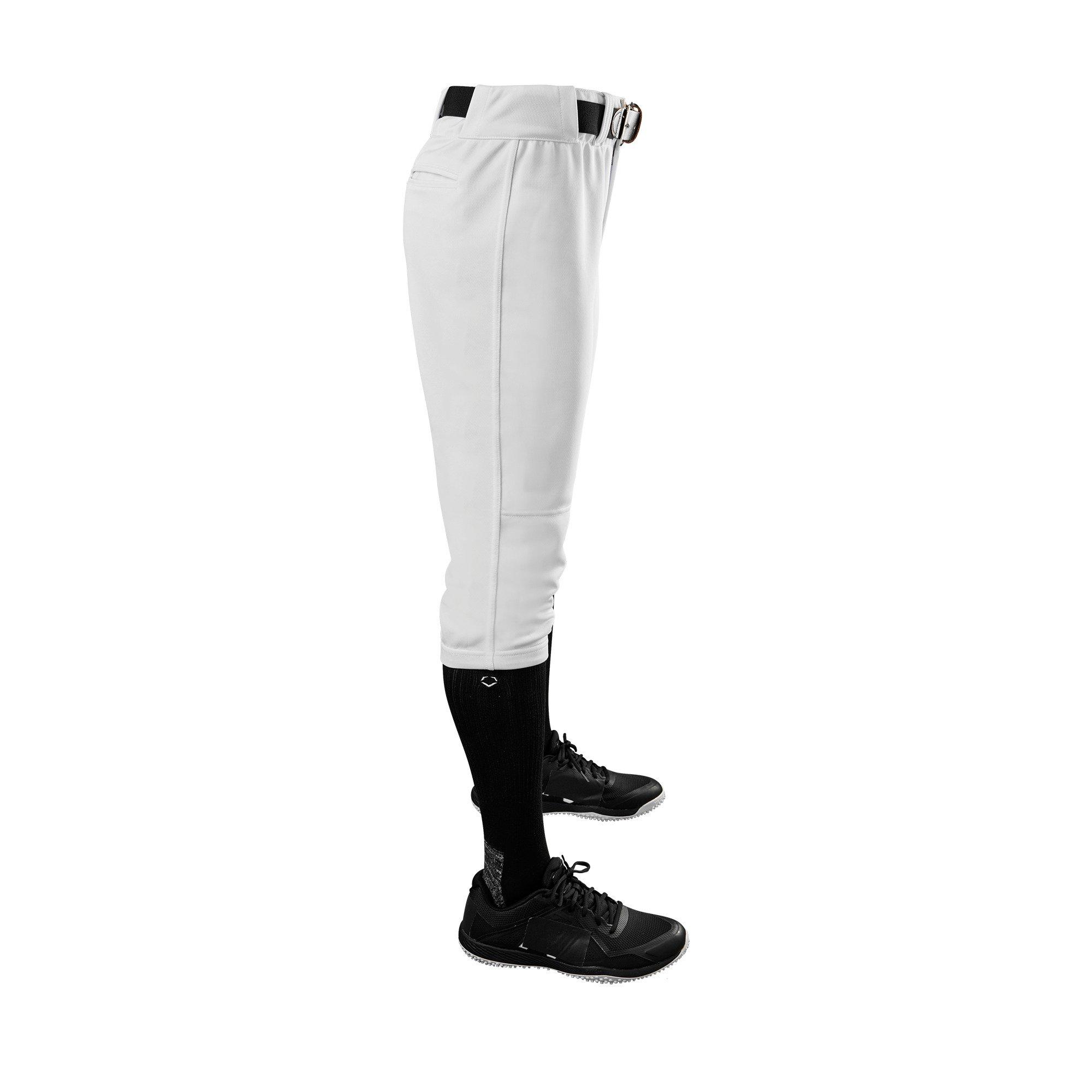 EvoShield Adult Driven Knicker Baseball Pants - WHITE Thumbnail View 3