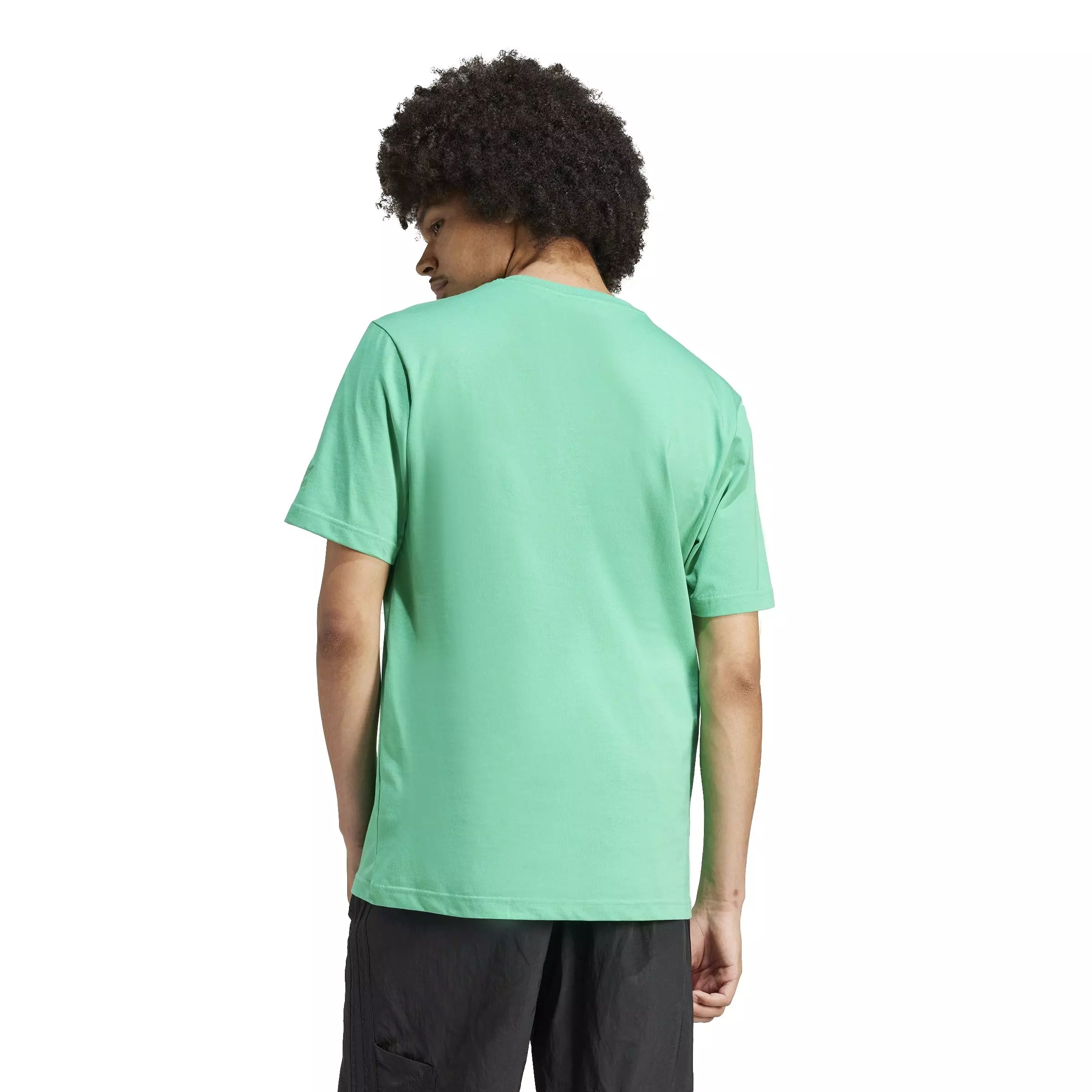 adidas Men's TS Graphic Tee-Green - GREEN